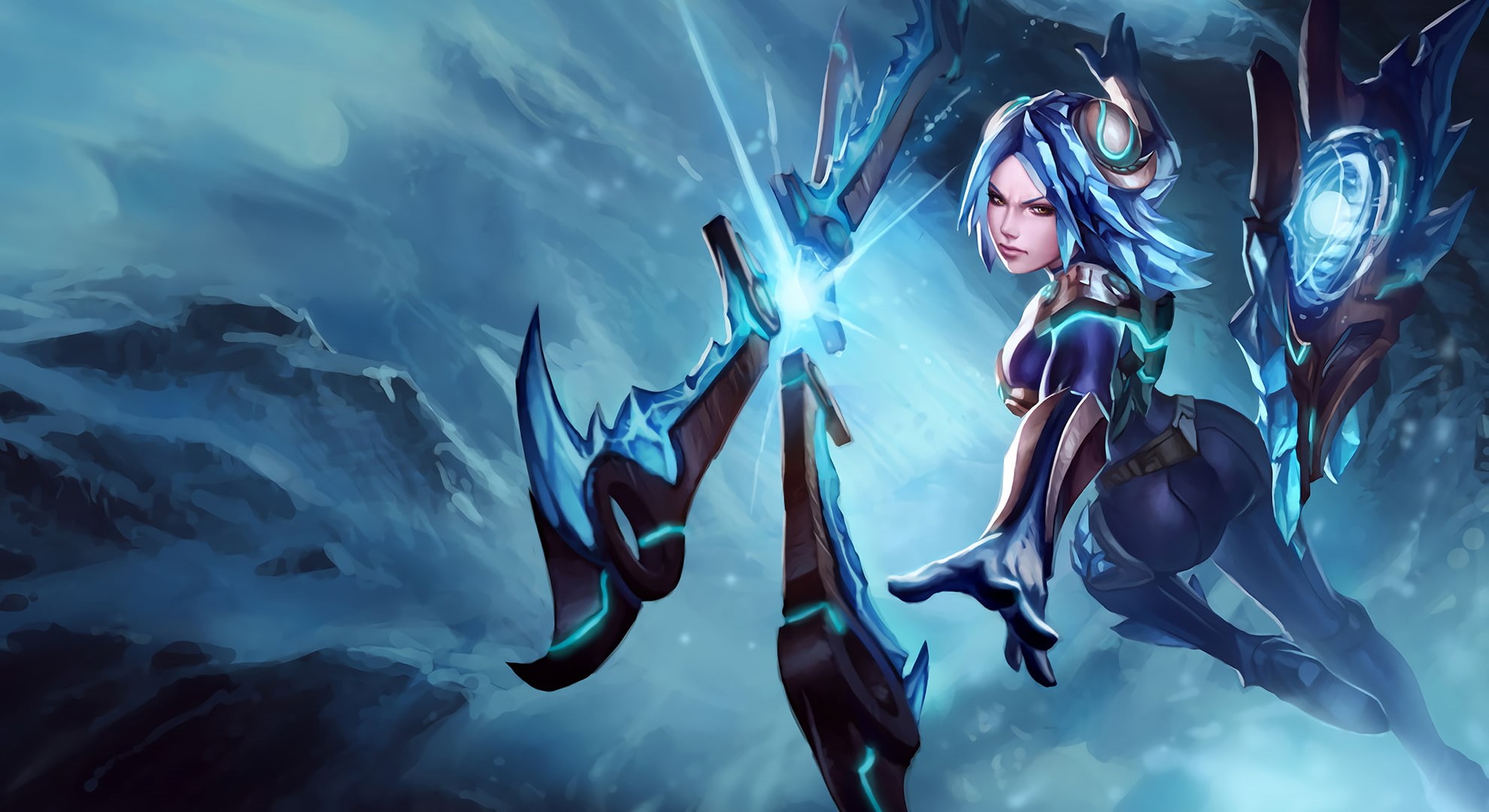 1080P, irelia, frostblade, League of Legends, art, Will of the Blades, girl, HD Wallpaper