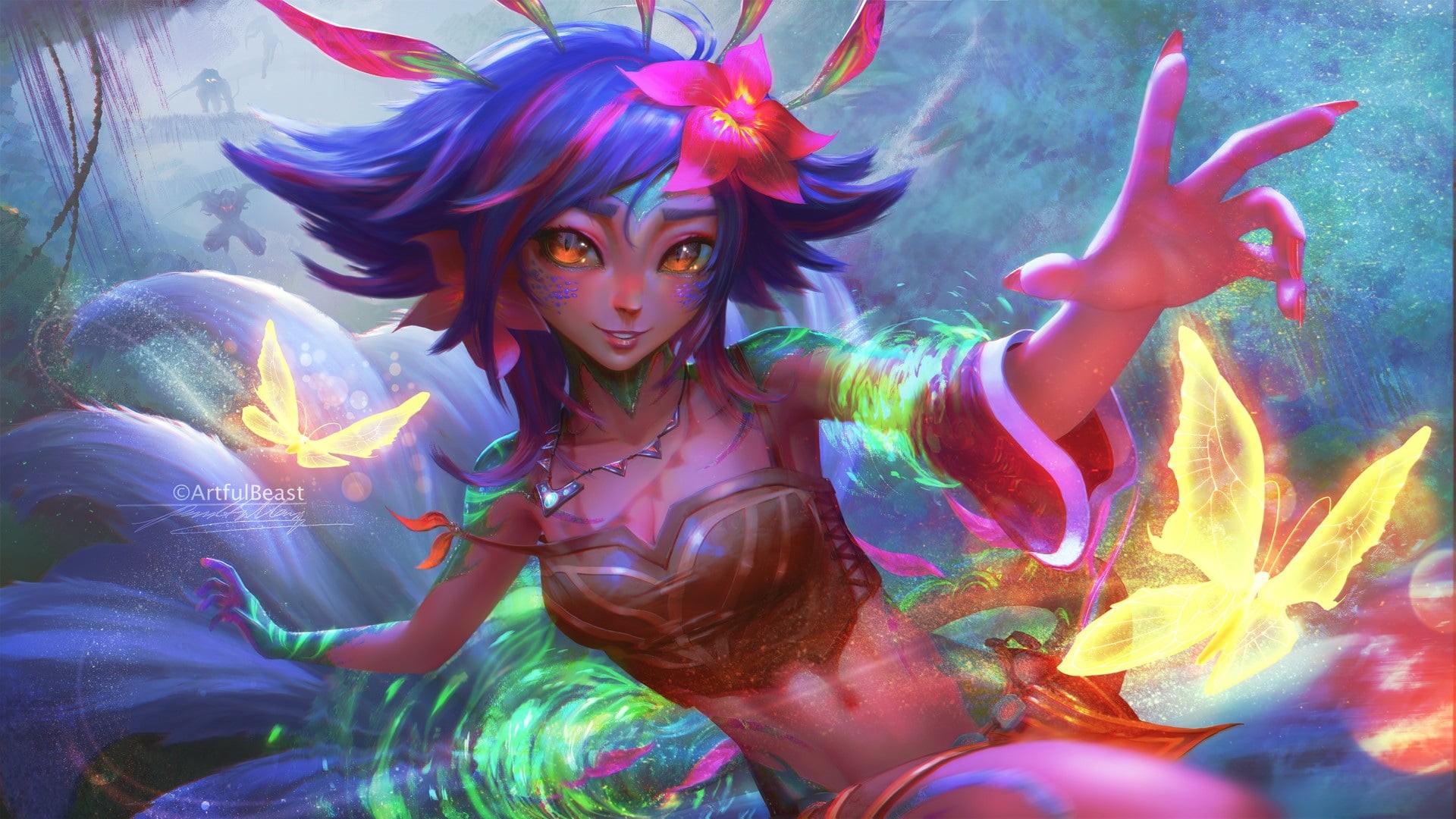 Neeko (League Of Legends), 1080P, League Of Legends, Video Game, HD Wallpaper