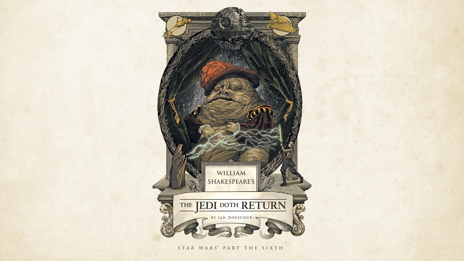 Curtains, Jaba The Hut, Star Wars, 1080P, HD Wallpaper