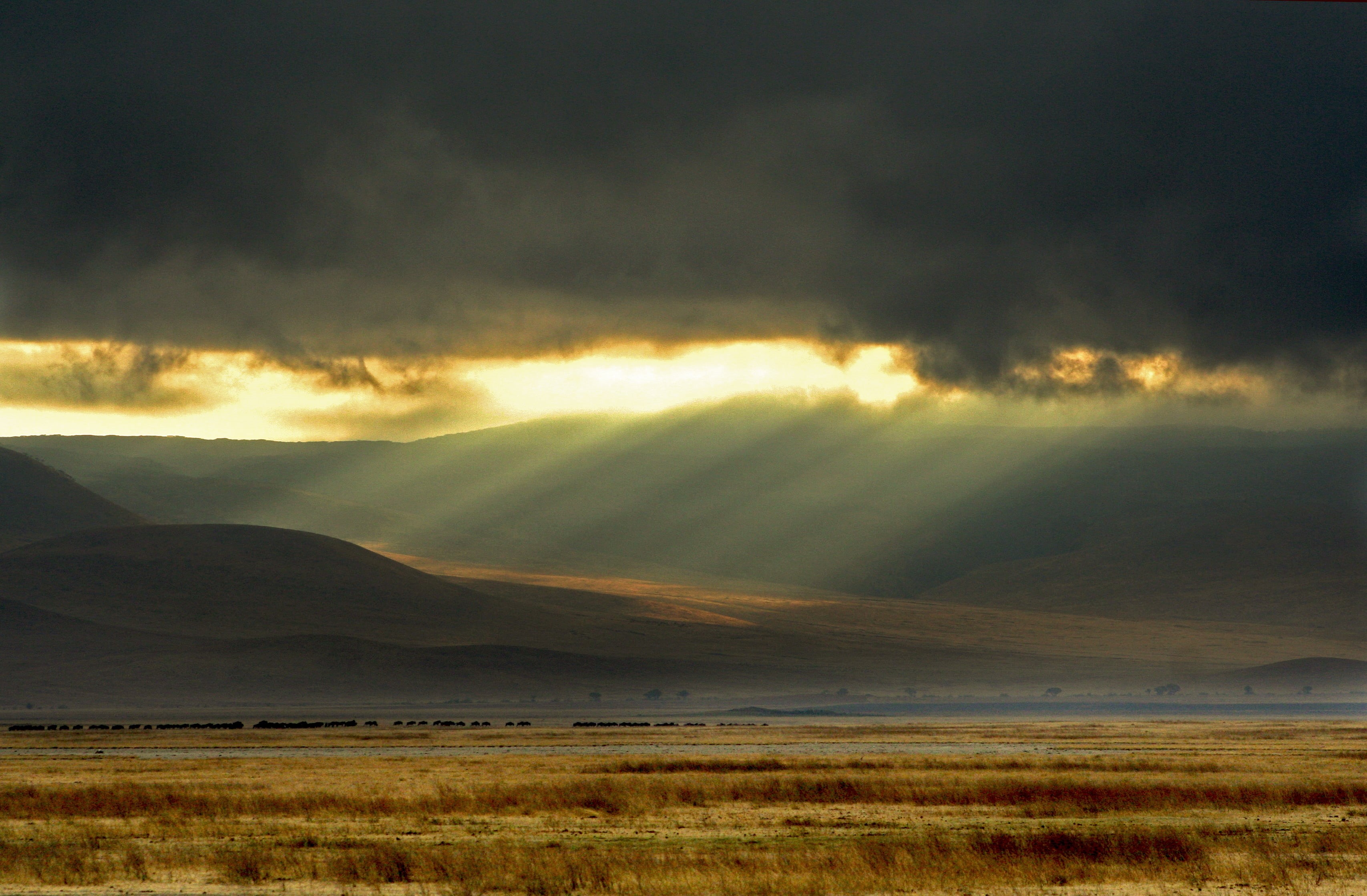 landscape, our time, sunset, Earth, cloudscape, safari, summer, OTW, sunlight, east africa, 2K, tanzania, mountains, scenics, beauty In Nature, sky, 350d, HD Wallpaper