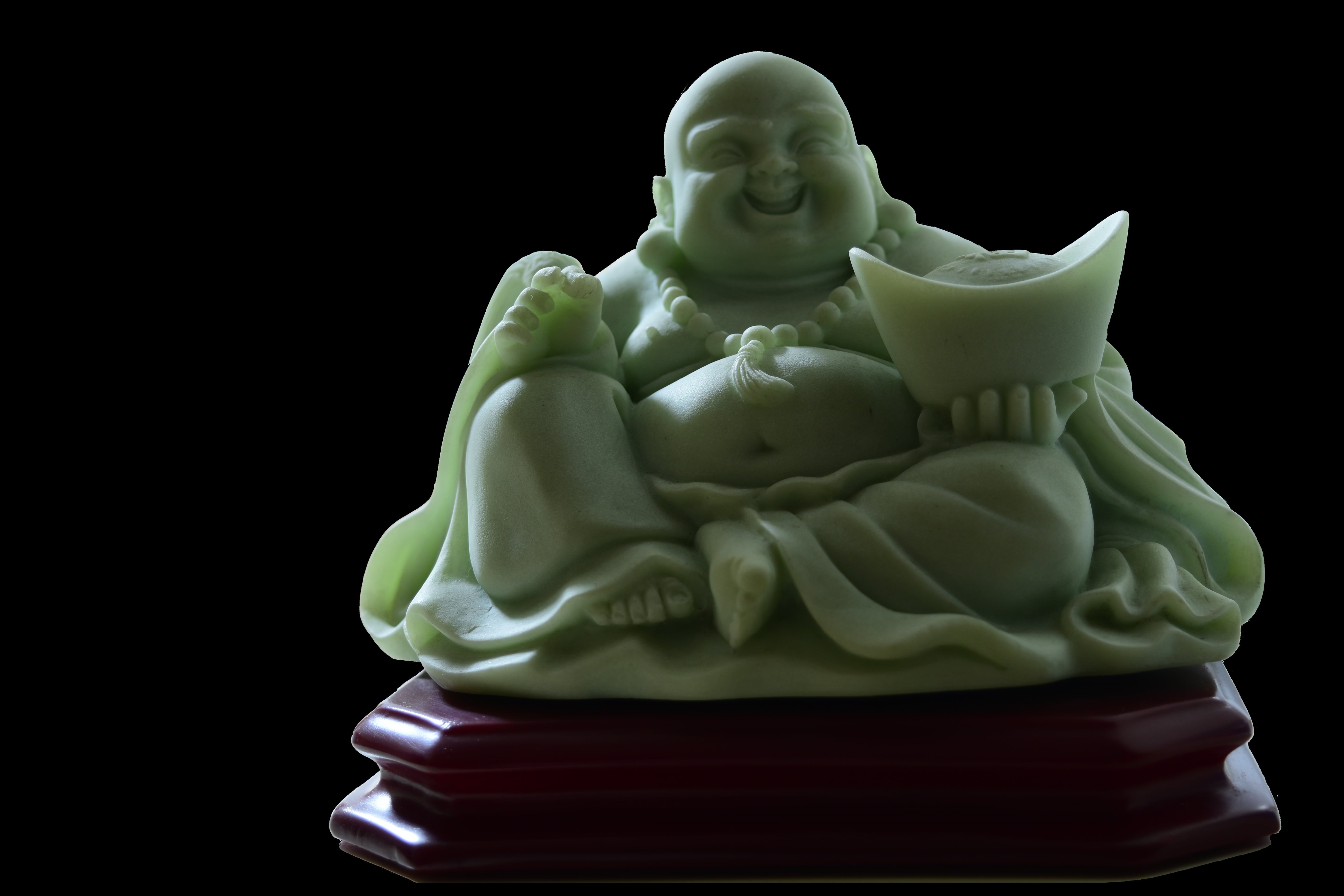 art and craft, sculpture, still life, jade, copy space, monk, white color, no people, sweet food, craft, human representation, representation, religion, HD Wallpaper