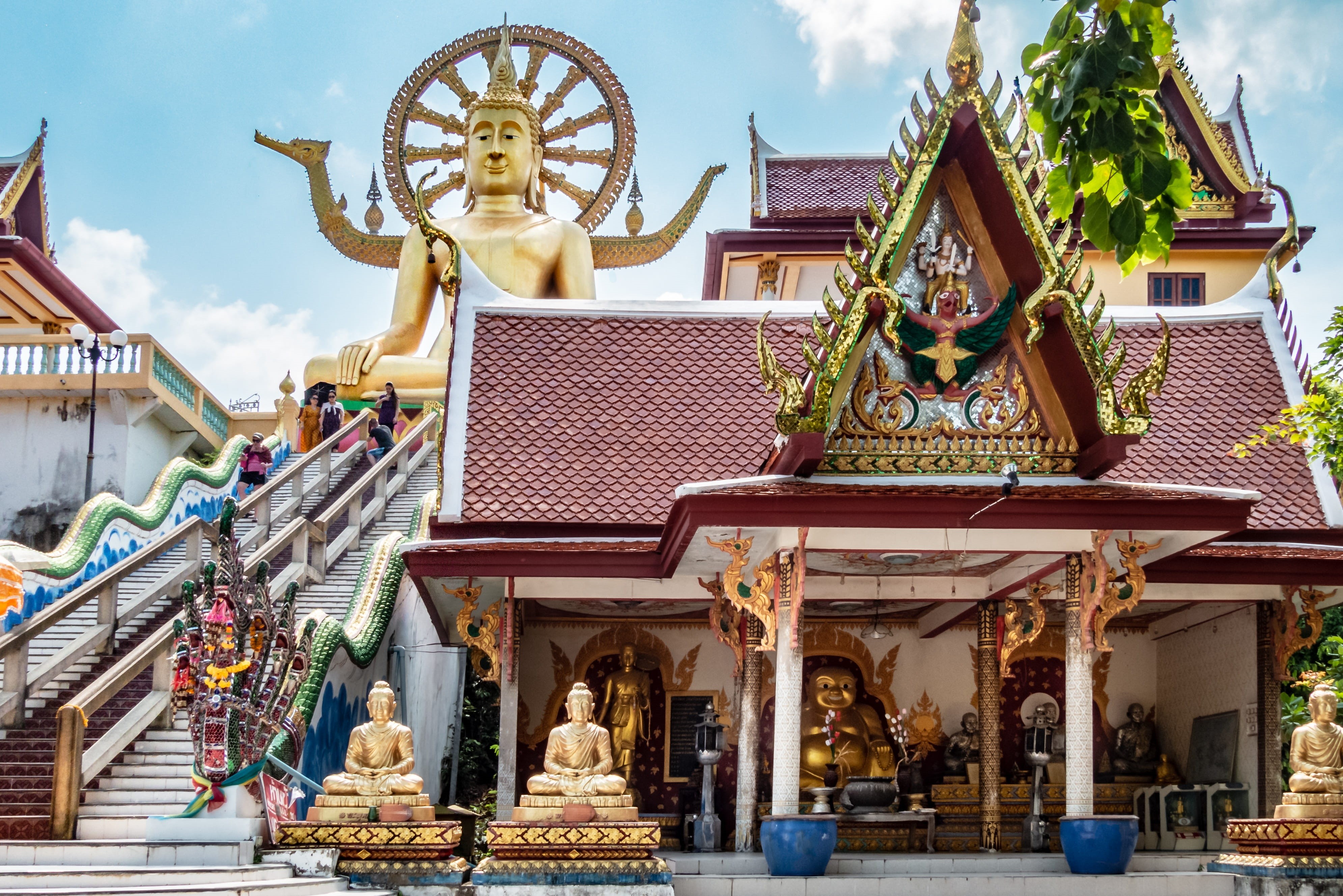 rest, worship, figure, spirituality, fernöstlich, built structure, big buddha, place of worship, ornate, meditation, building exterior, asia, architecture, HD Wallpaper