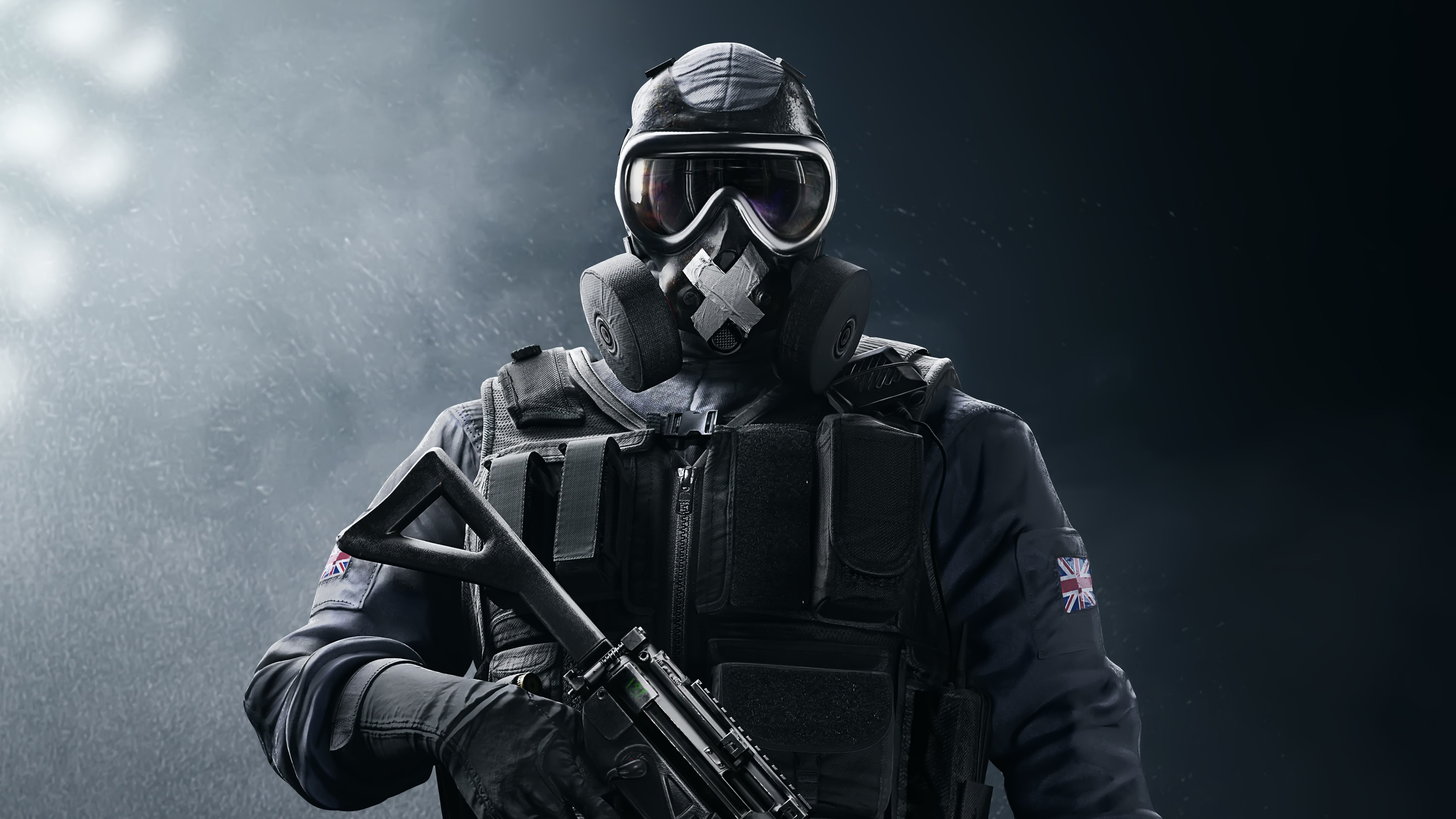 5K, 5K, Rainbow Six Siege, Tom Clancys, SAS Mute, HD Wallpaper