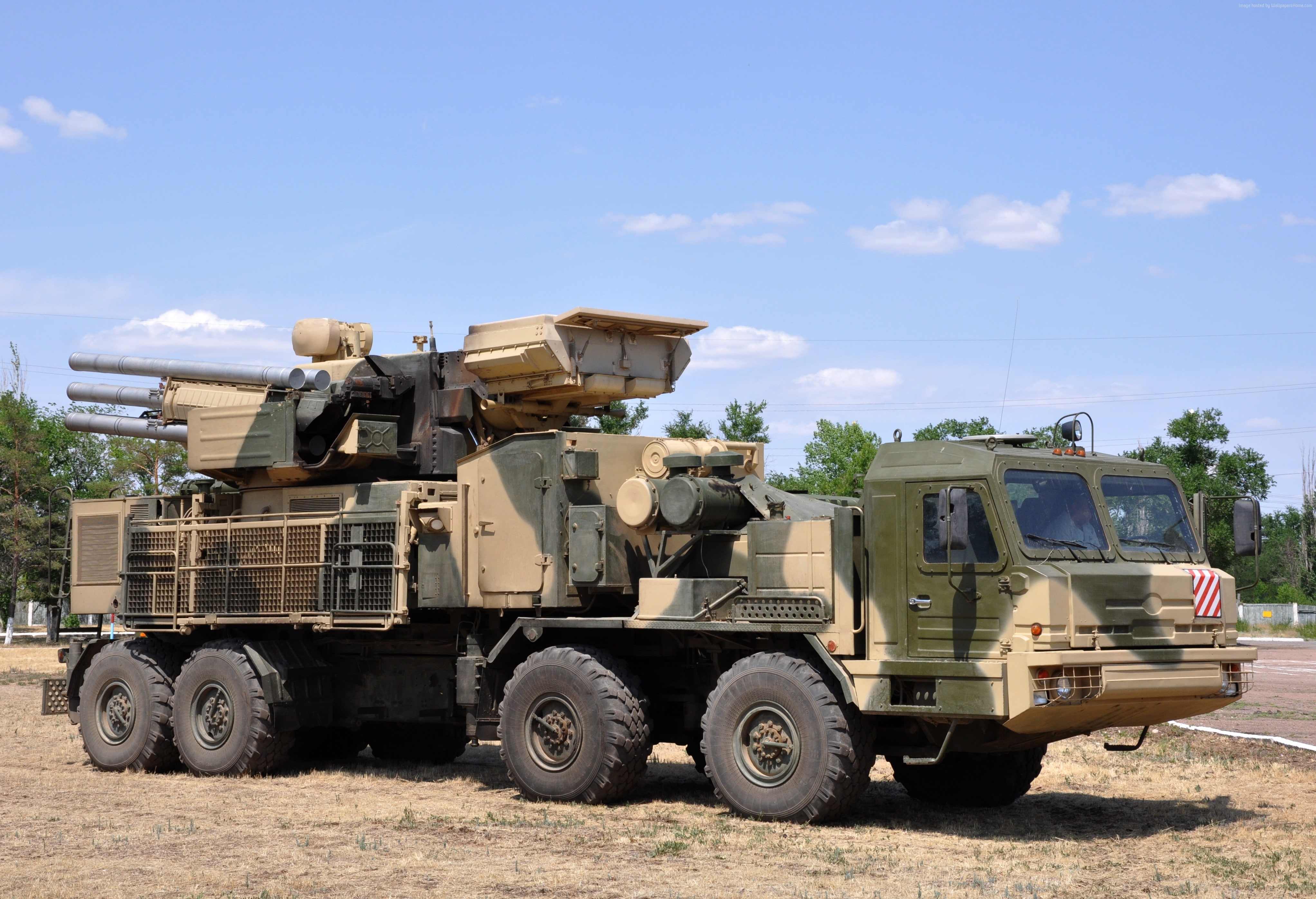 Greyhound, Russia, truck, nature, military, road, commercial land vehicle, transportation, outdoors, 4K, SA-22, field, construction industry, sunlight, HD Wallpaper