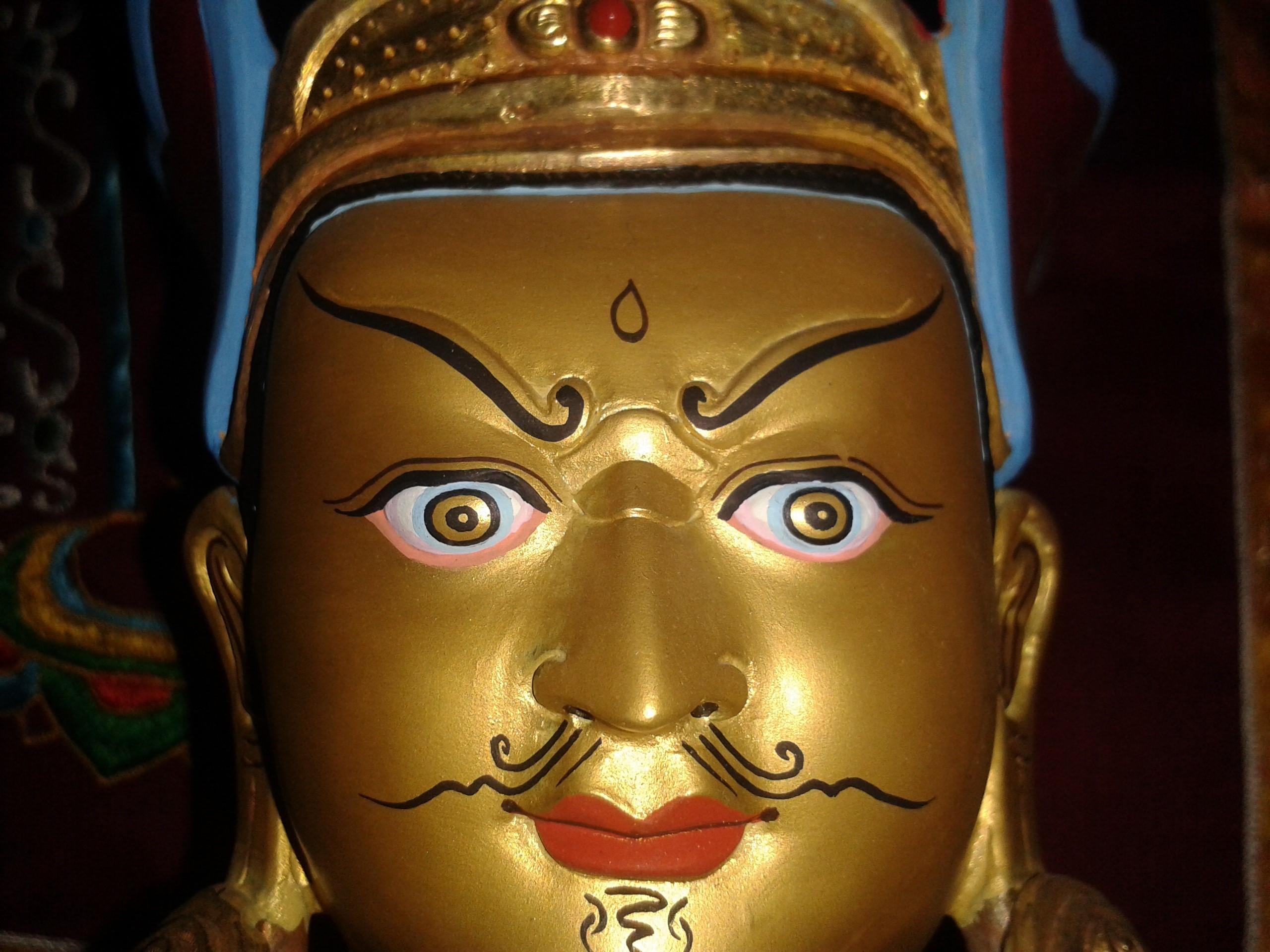meditation, human representation, indoors, representation, spirituality, religion, guru rinpoche, carving - craft product, focus on foreground, buddha, HD Wallpaper