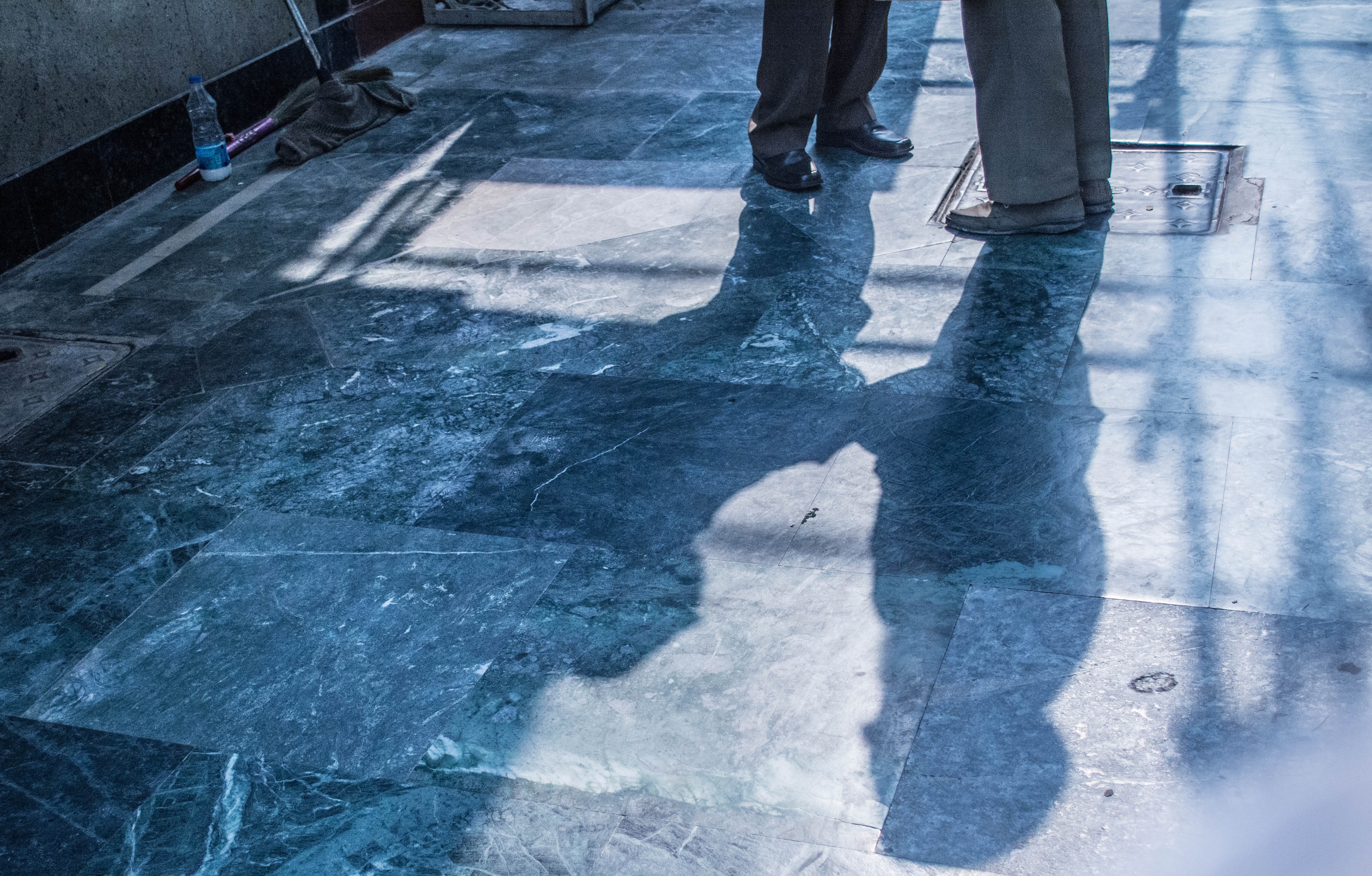 footwear, high angle view, standing, shoes, puddle, leisure activities, walking, focus on shadow, tarmac, person, real people, pants, blue, human foot, HD Wallpaper
