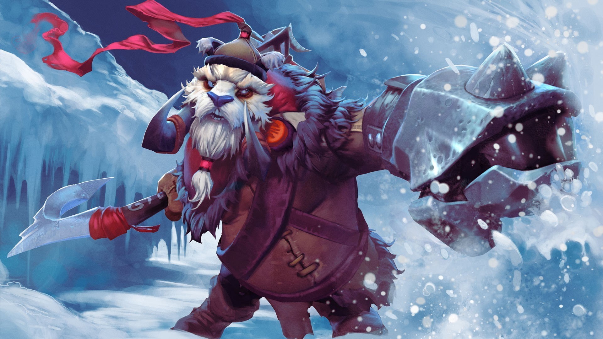 1080P, video games, Dota 2, tusk, HD Wallpaper