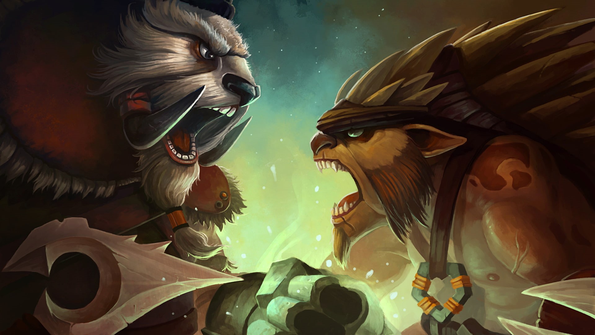 Bristleback (Dota 2), Dota, 1080P, DotA 2, Tusk (DotA 2), HD Wallpaper