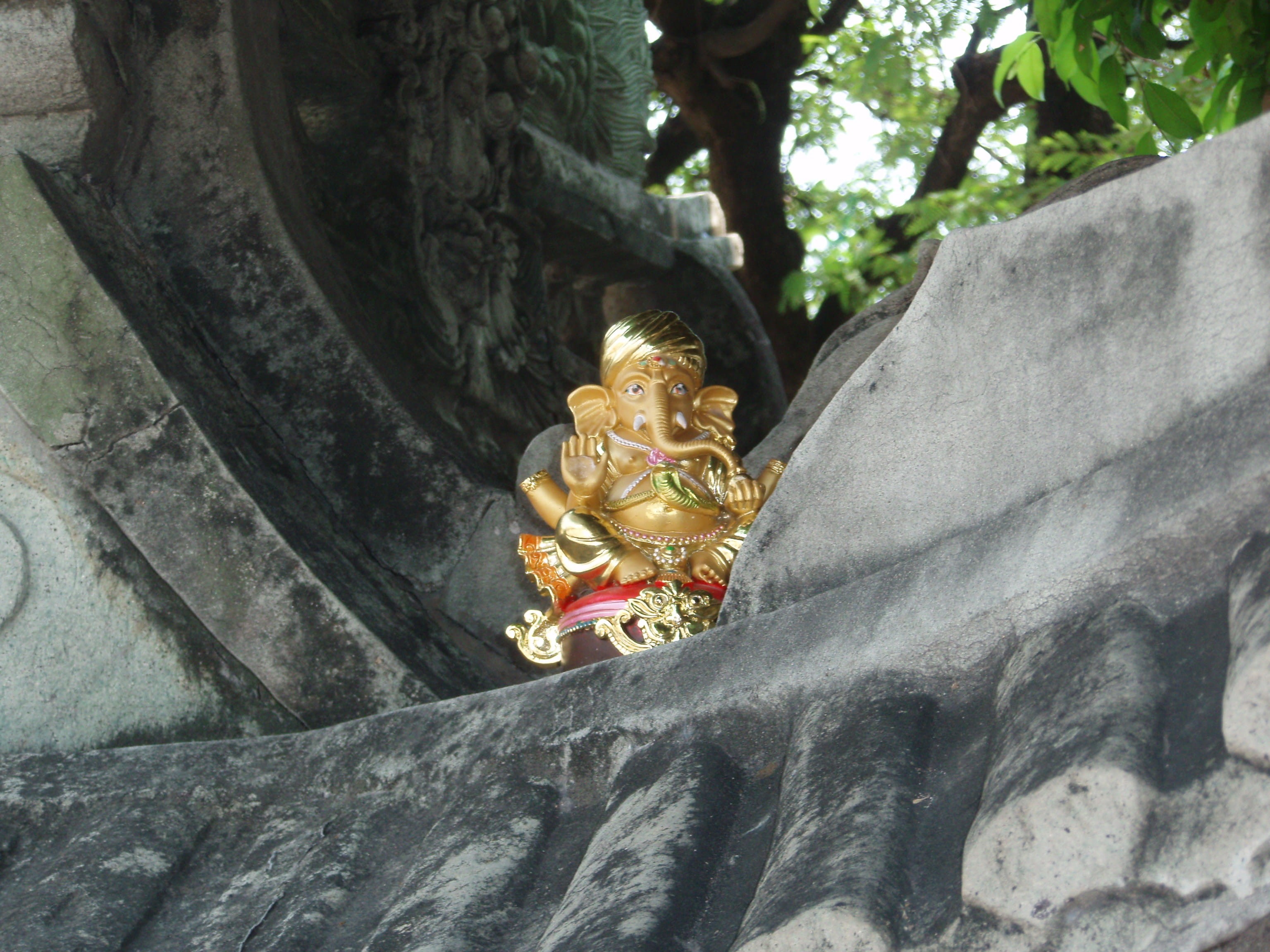 statue, male likeness, travel, day, ganesh, hinduism, elephant, belief, 2K, culture, idol, spirituality, sculpture, human representation, low angle view, HD Wallpaper
