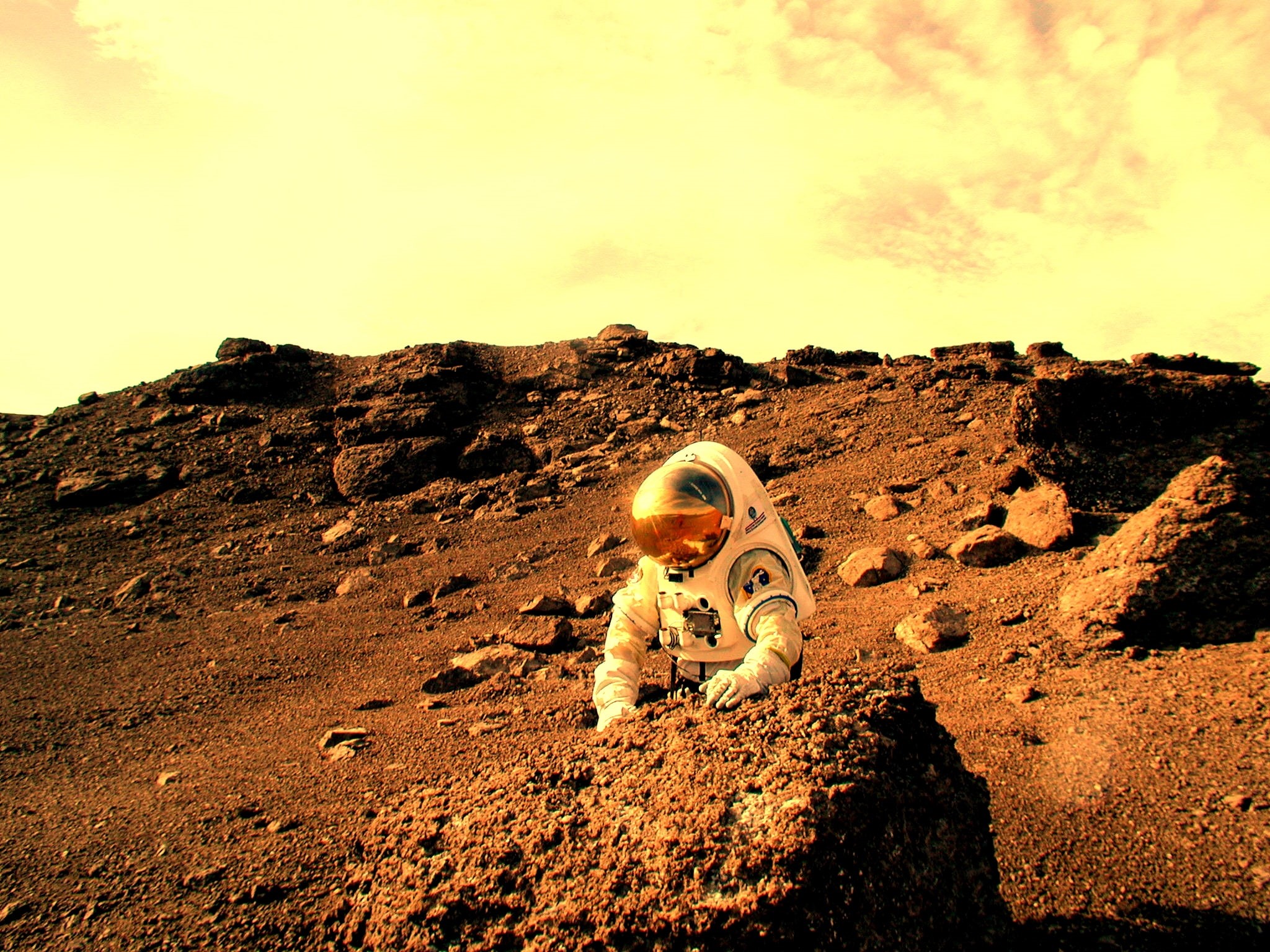 Mars, Haughton–Mars Project, Pascal Lee, Astronaut, 1080P, NASA, HD Wallpaper
