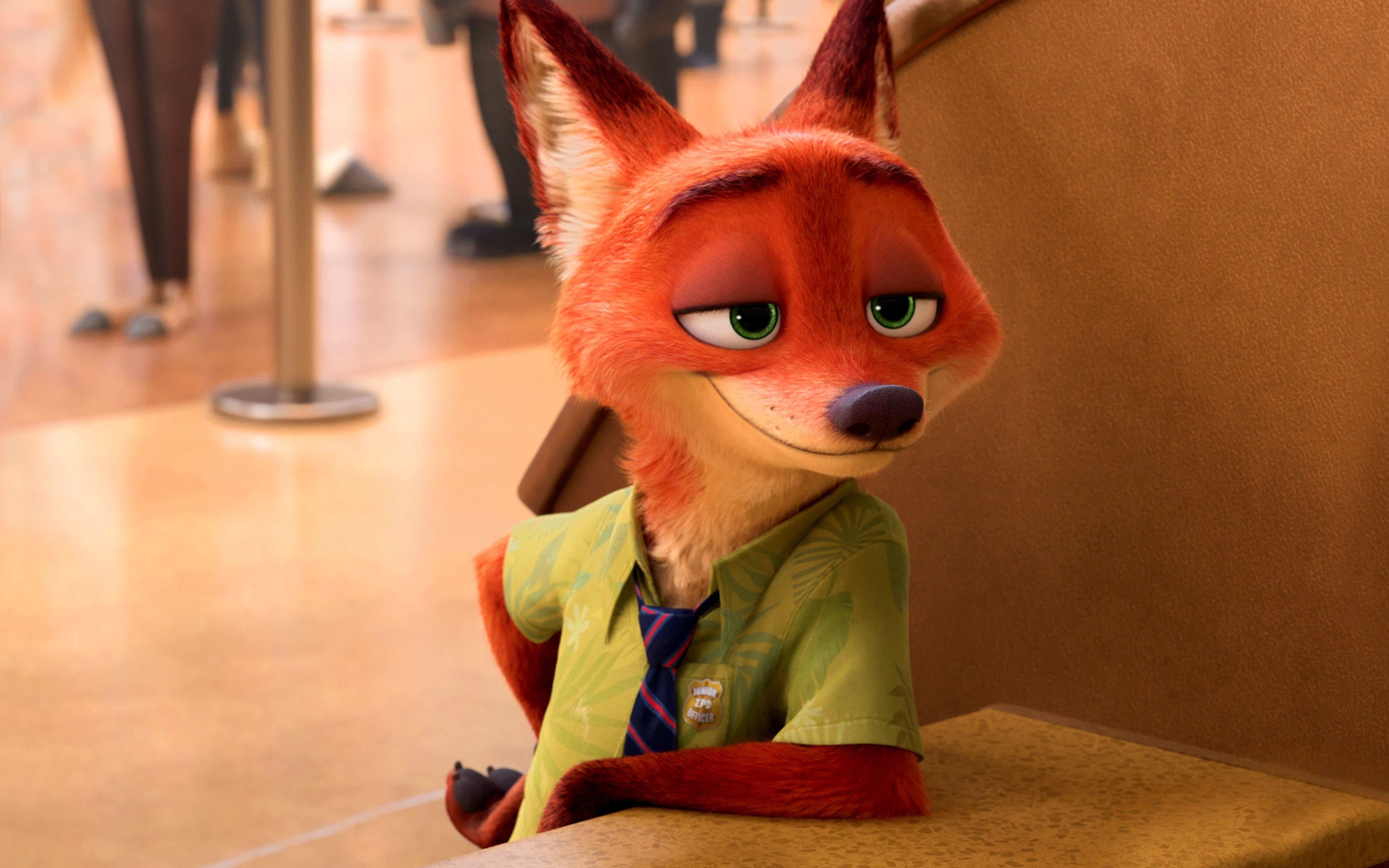Zootopia, fun, cute, home interior, chihuahua - Dog, humor, domestic animals, pet clothing, people, wilde, sitting, action, Walt Disney, no people, one animal, HD Wallpaper