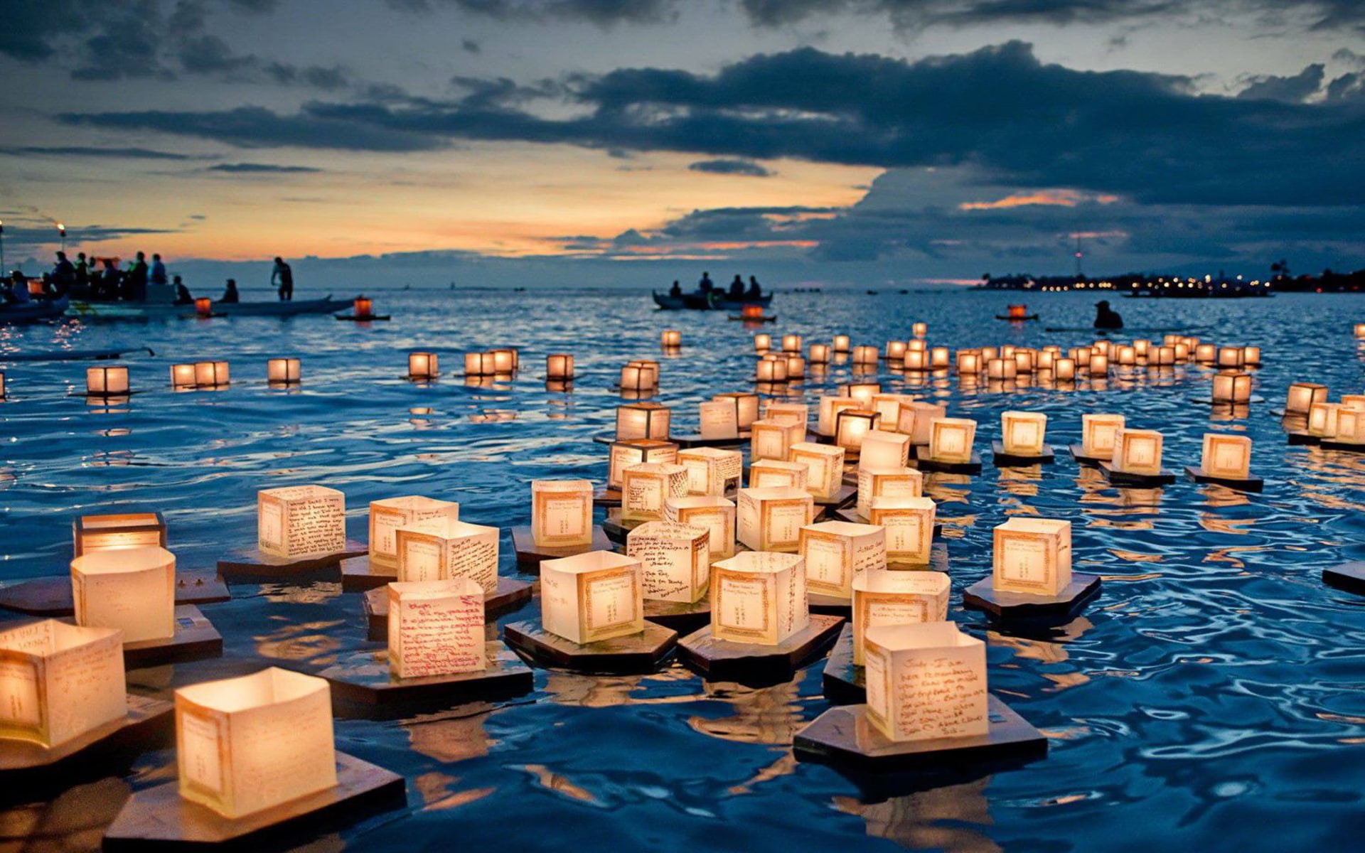 microcosmos, honolulu, backgrounds, hawai, de, lanterns, floating, 1080P, desktop, HD Wallpaper