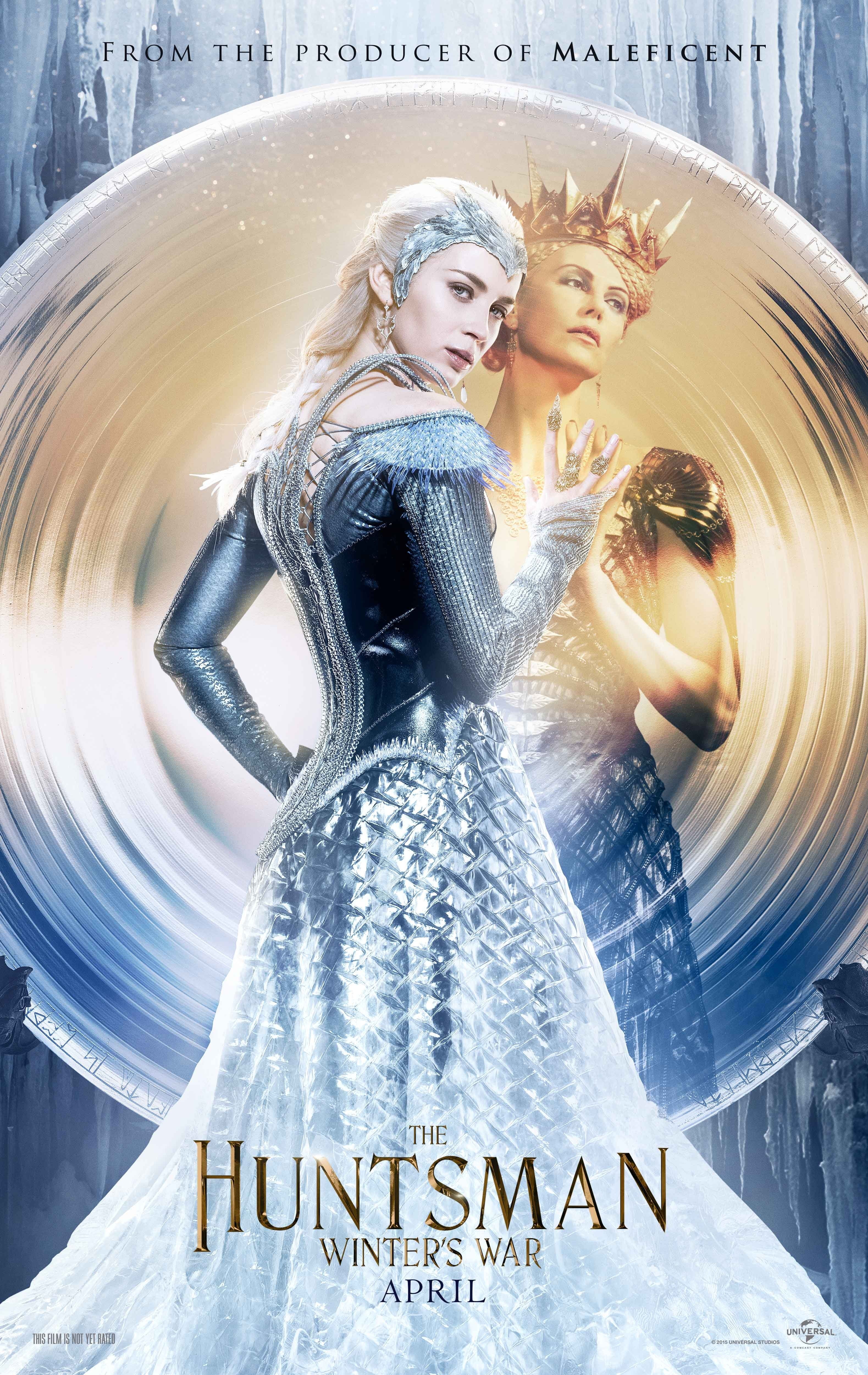 poster, 4K, fantasy, white, Disney, huntsman, Winters, snow, action, grimm, Brothers, drama, war, fairy, adventure, 3158x5000 px, Phone HD Wallpaper