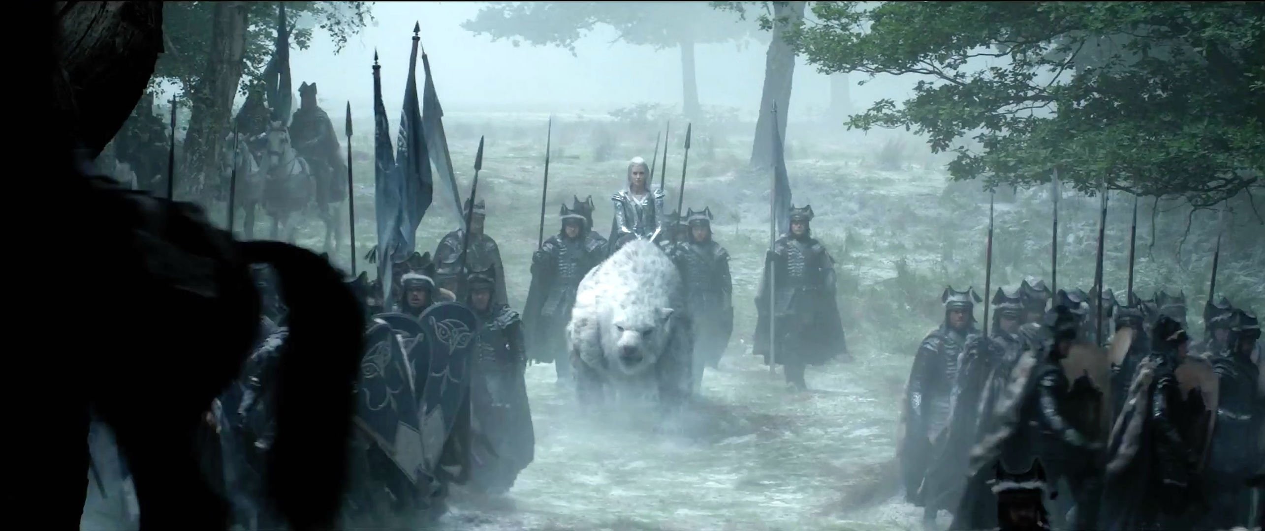 winters, adventure, disney, huntsman, fairy, war, action, grimm, fantasy, snow, drama, brothers, 2K, white, HD Wallpaper