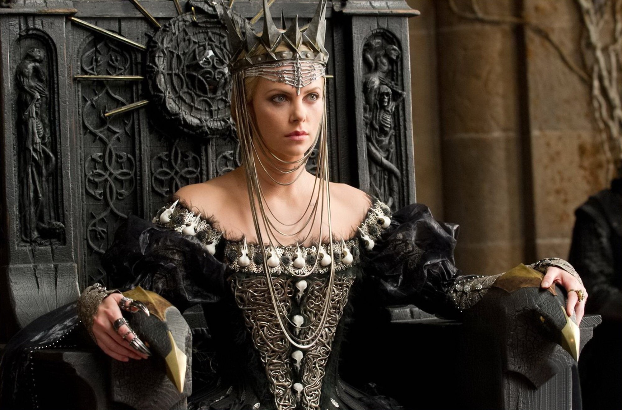 snow, brothers, fairy, and, huntsman, poster, theron, grimm, the, adventure, charlize, action, actress, disney, drama, movie, white, 1080P, fantasy, HD Wallpaper