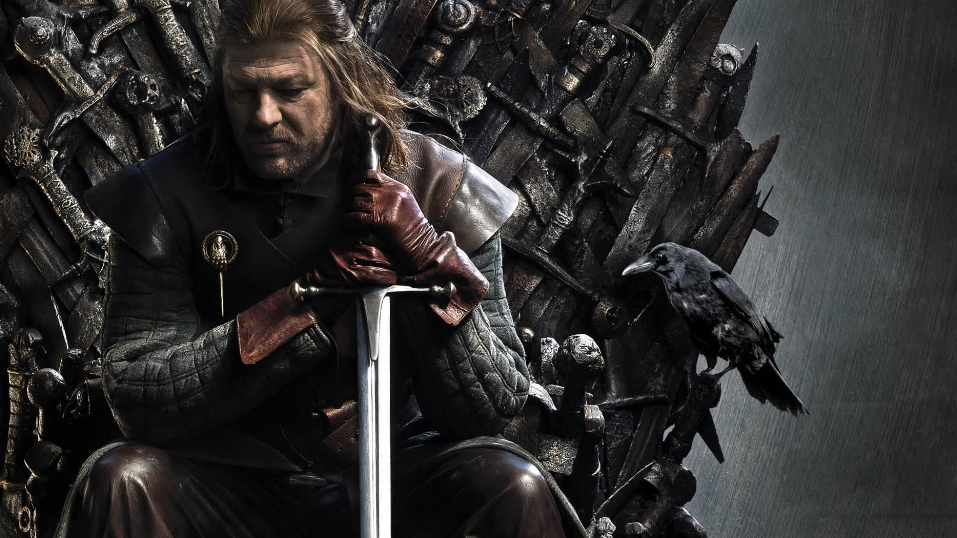 Iron Throne, Ned Stark, 1080P, Game of Thrones, HD Wallpaper