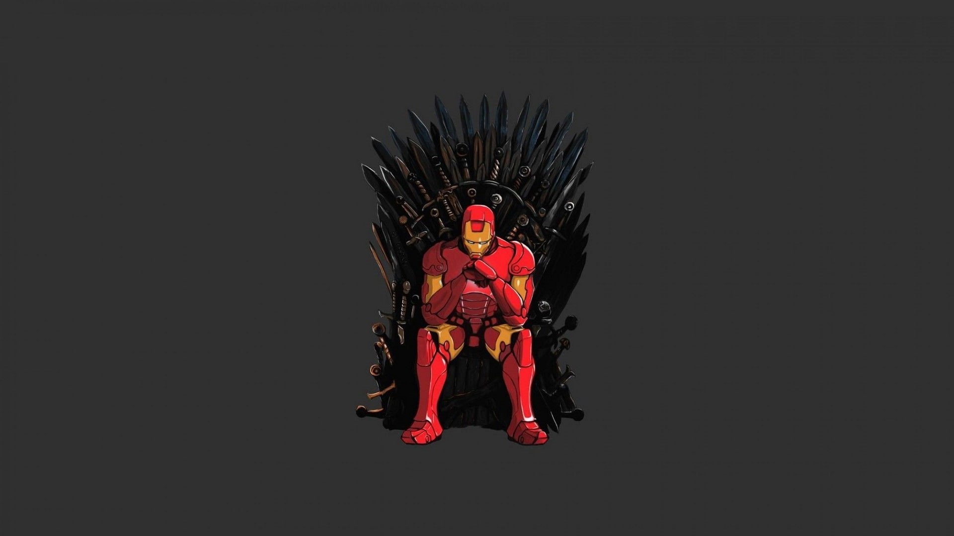 crossover, Iron Man, Iron Throne, 1080P, Game of Thrones, HD Wallpaper