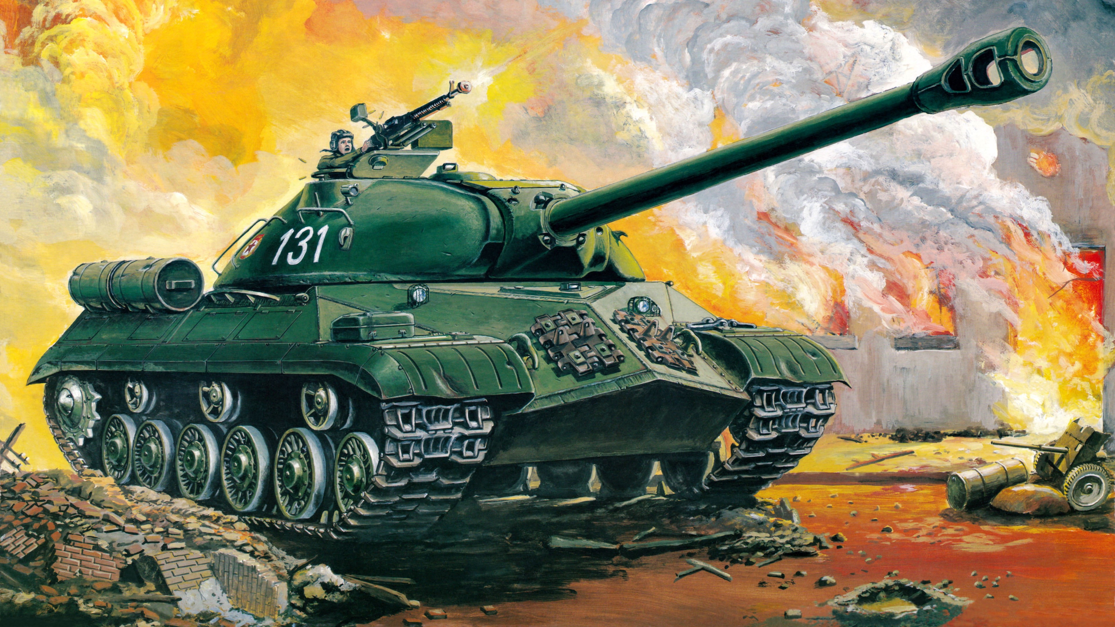 armed Forces, Soviet, art, violence, 7 mm, guns, Is-3, cannon, conflict, EIPA, TVN-2, military, tank, weapons, army, fighting, Arab-Israeli wars., China, HD Wallpaper