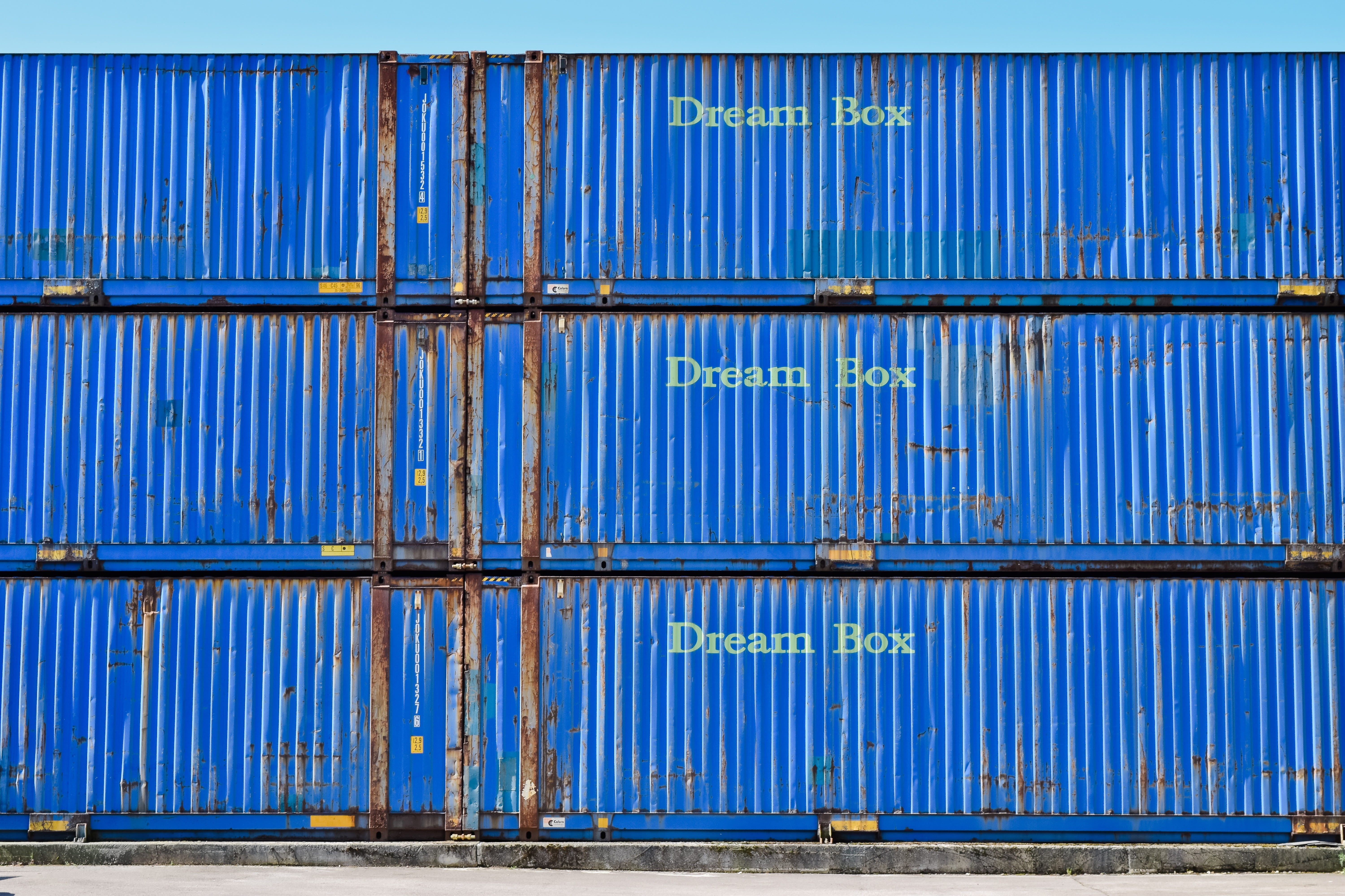 box, cargo, logistics, business, distribution warehouse, overseas container, traffic, 5K, pier, outdoors, shipping, trade, transport, iron, pattern, corrugated, HD Wallpaper