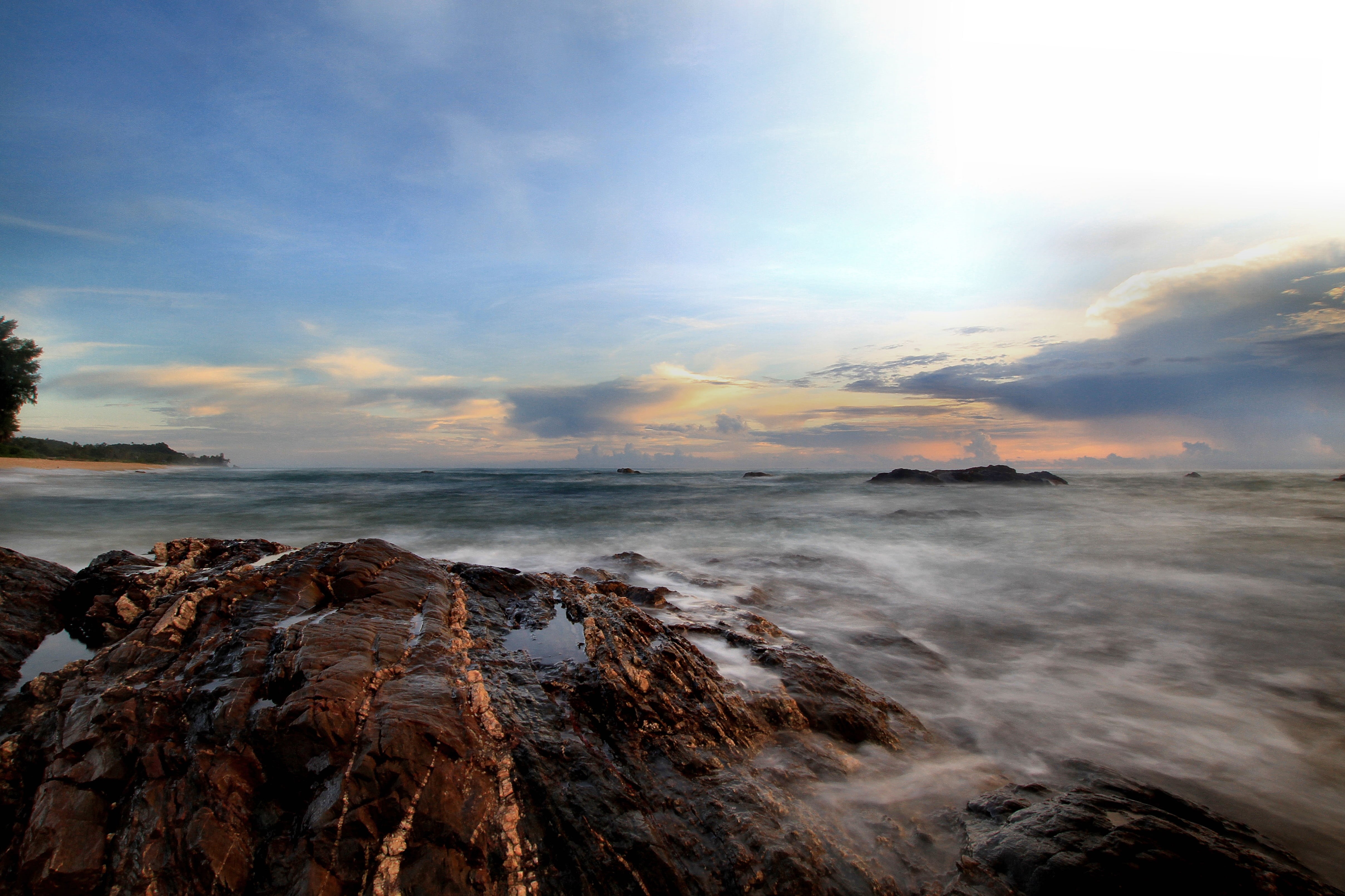 cloud - Sky, ocean, jalan, Resort, ytl, scenics, laut, east  coast, timur, sunset, water, wave, heritage, traditional, dungun, outdoors, sigma, tour, sky, HD Wallpaper