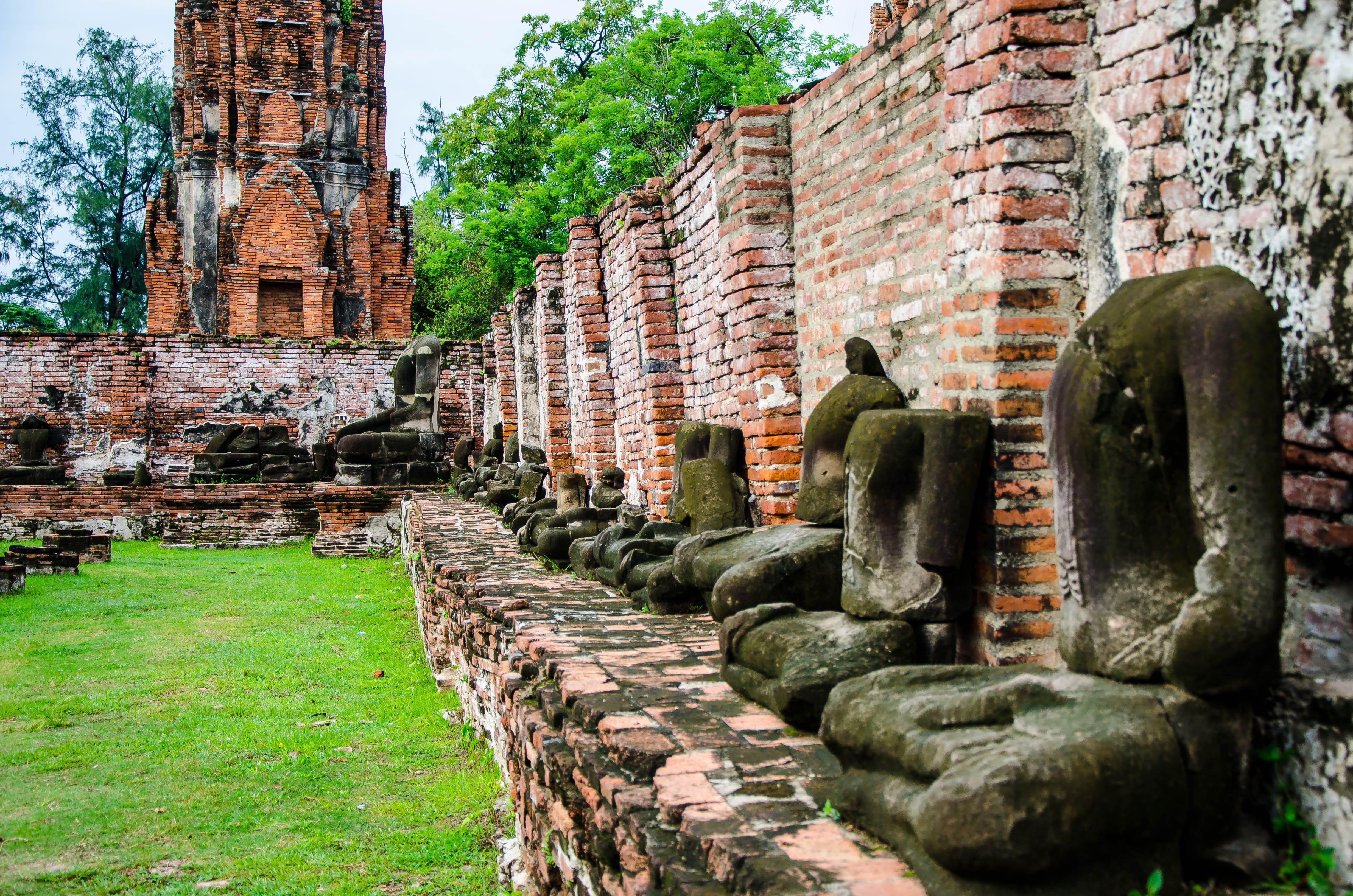 image, isolated, traditional, ancient, outdoors, travel destinations, famous, stone, thailand, holy, old ruin, the past, thai, beautiful, heritage, buddhism, HD Wallpaper