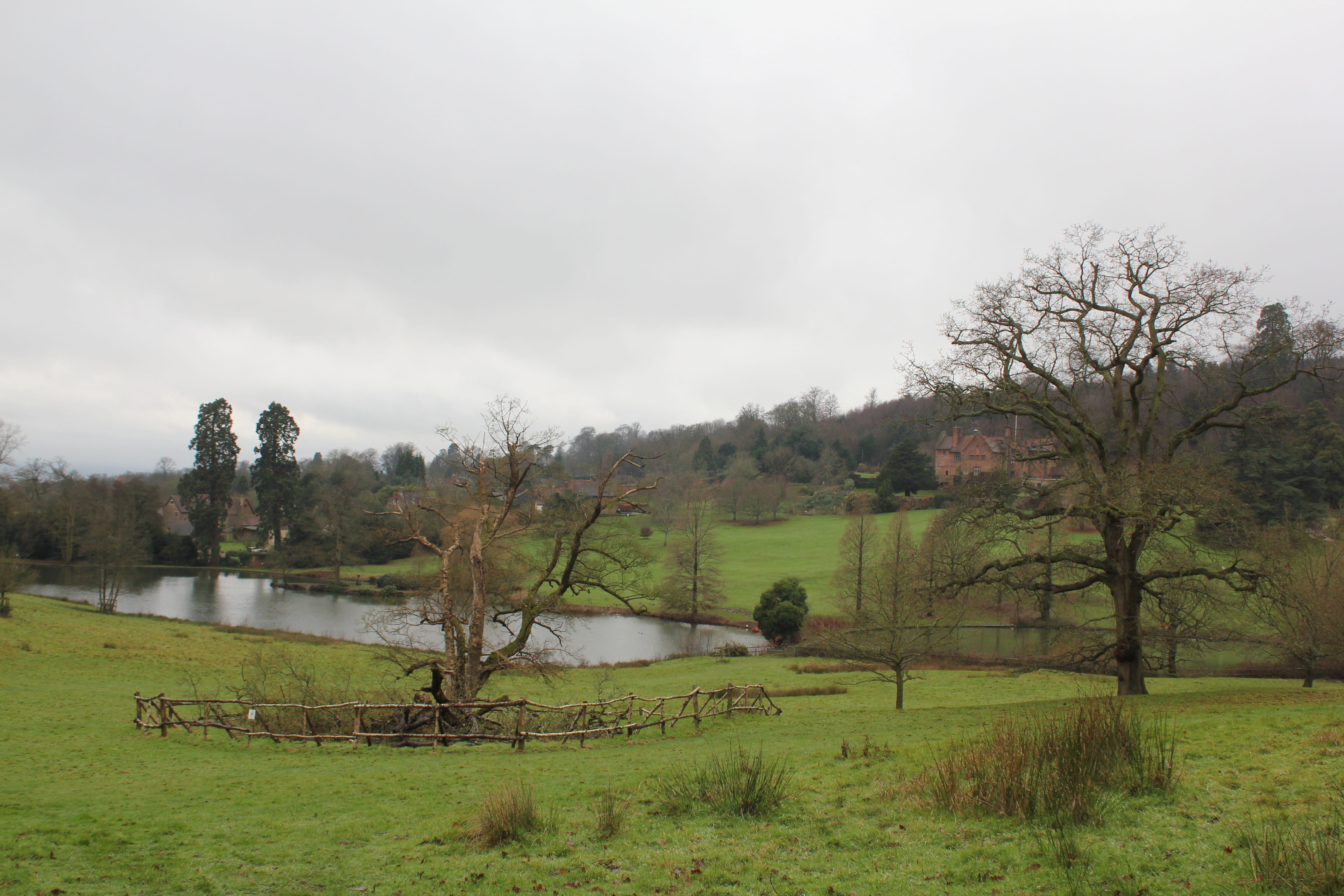 grass, day, water, growth, chartwell, no people, land, country house, field, england, plant, 5K, landscape, scenics - nature, tranquil scene, tree, nature, HD Wallpaper