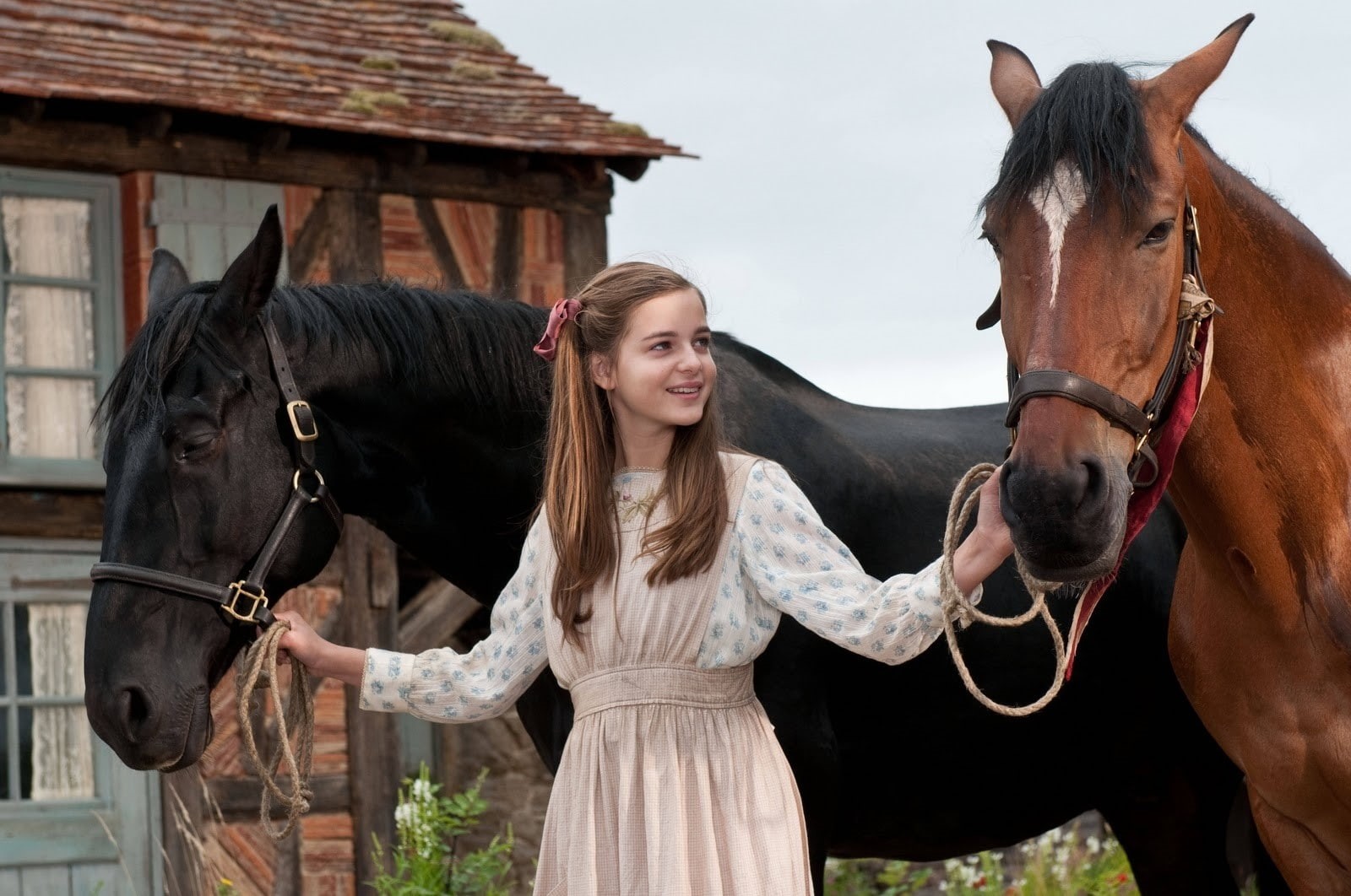 720P, girls, horse, x, celine, movies, horses, art, actress, animals, hd, steven, buckens, war, spielberg, HD Wallpaper