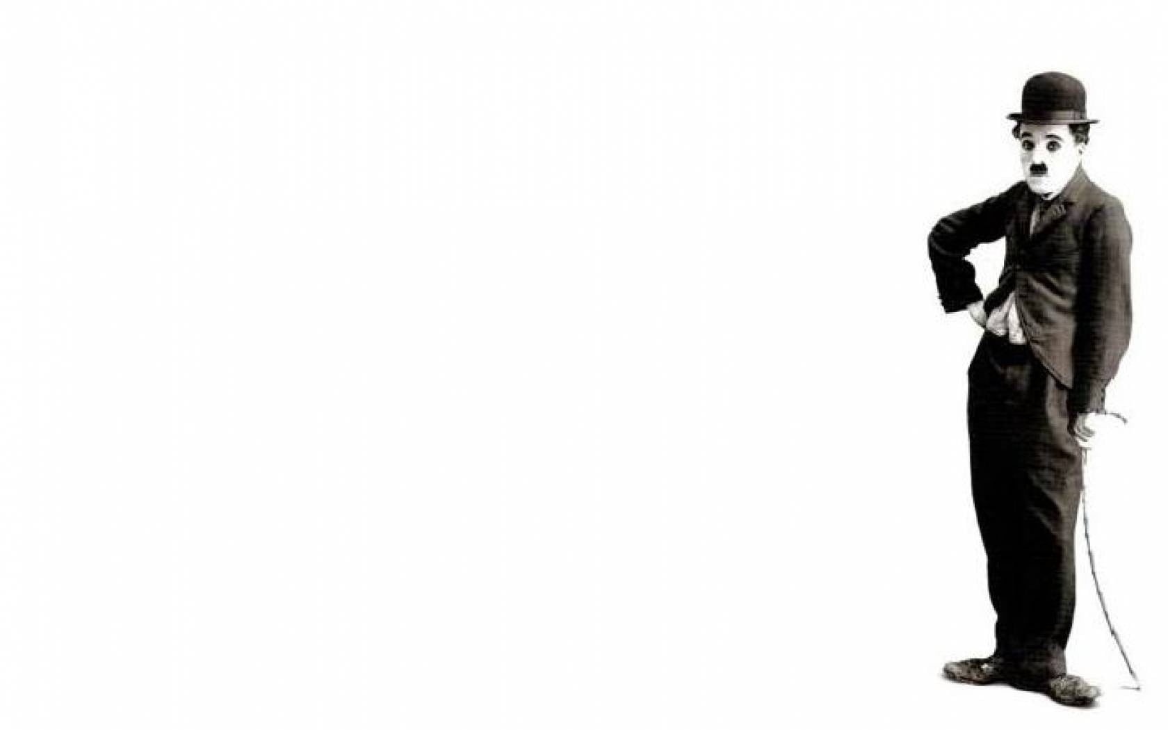 indoors, black, adult, studio shot, business, men, males, businessman, top, looking at camera, young adult, contemplation, business person, 720P, Charlie Chaplin, HD Wallpaper