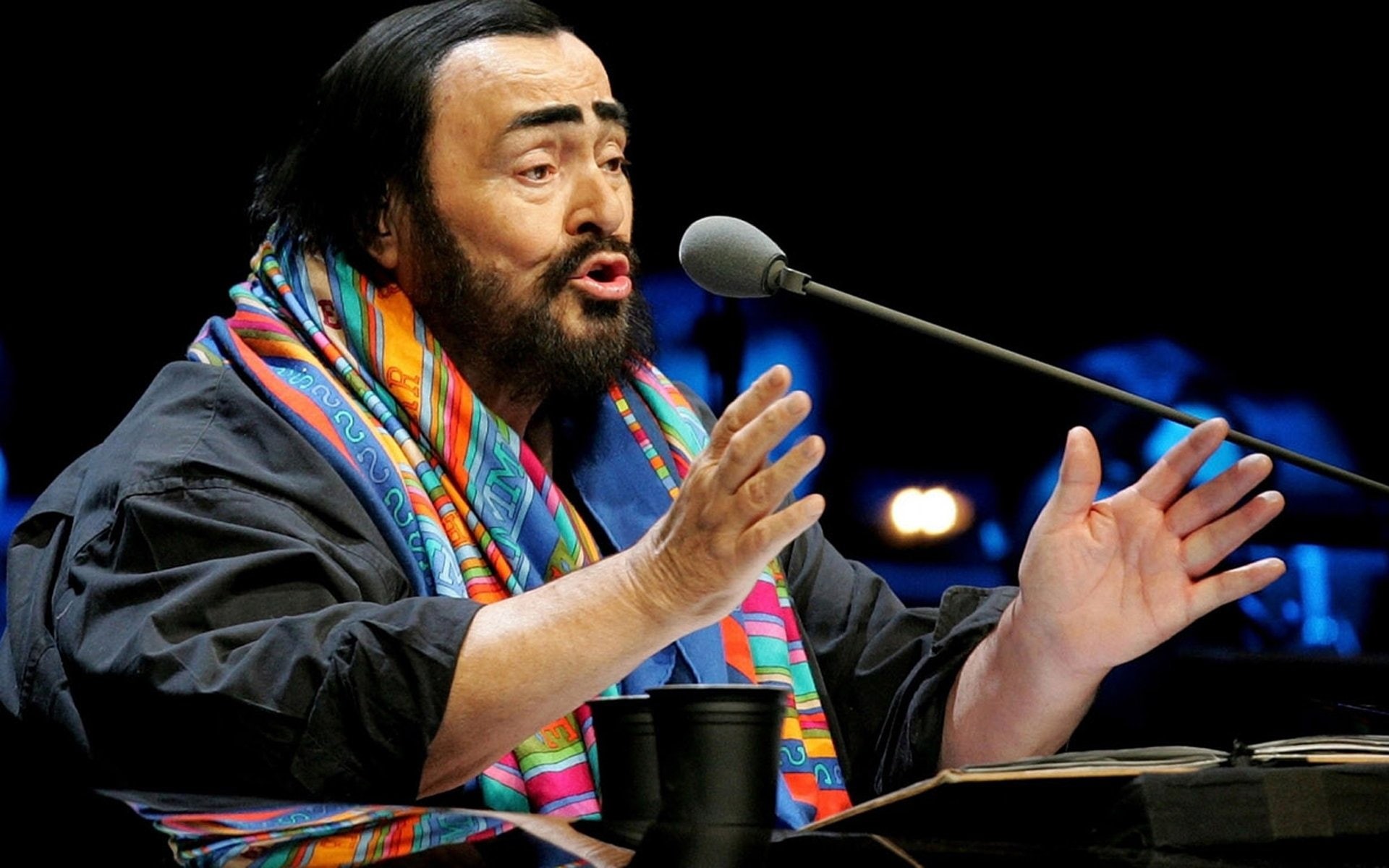 luciano, italianao, tenor, 1080P, pavarotti, HD Wallpaper