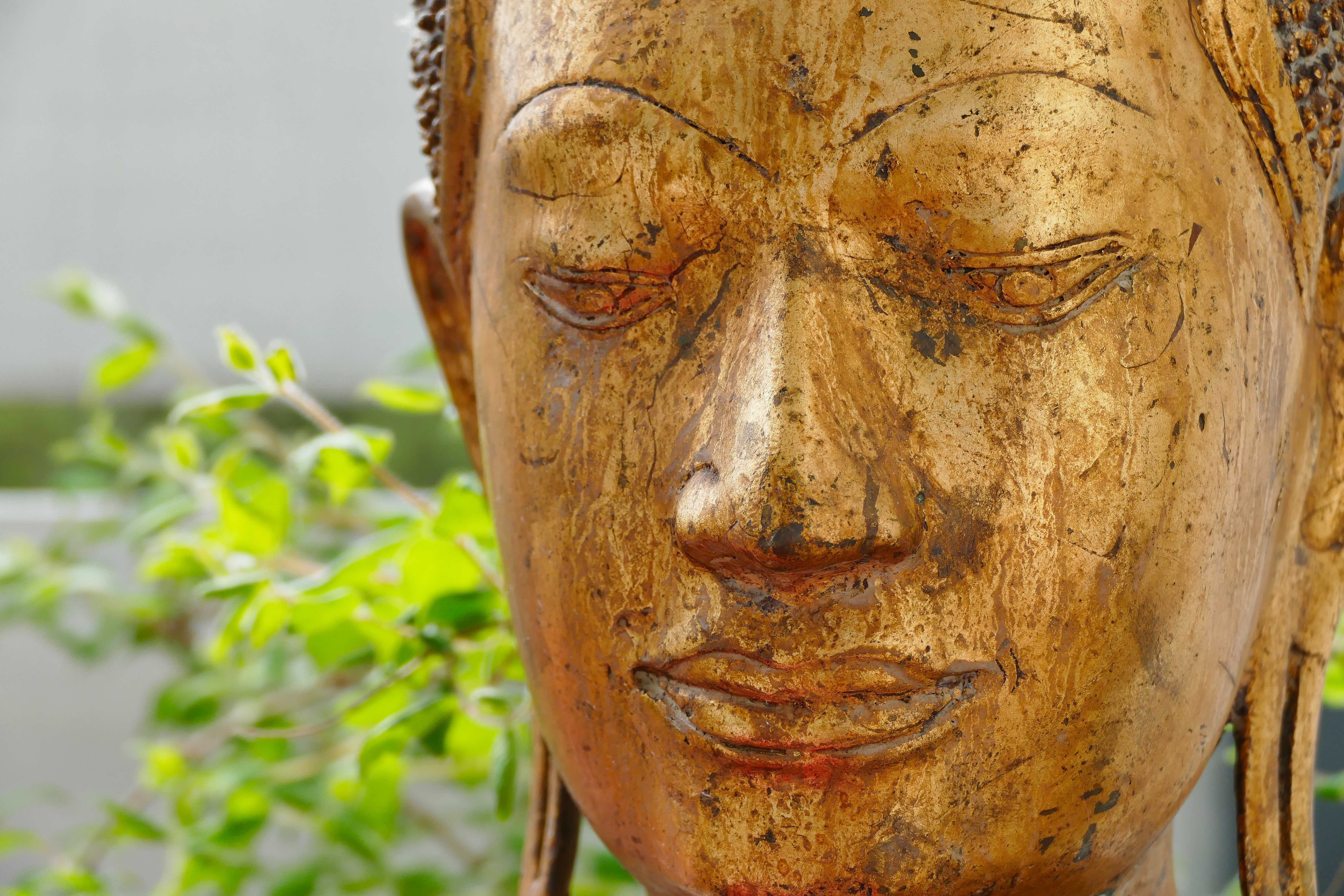 no people, male likeness, art and craft, statue, spiritual, religion, sculpture, close-up, human representation, outdoors, craft, belief, old, creativity, HD Wallpaper