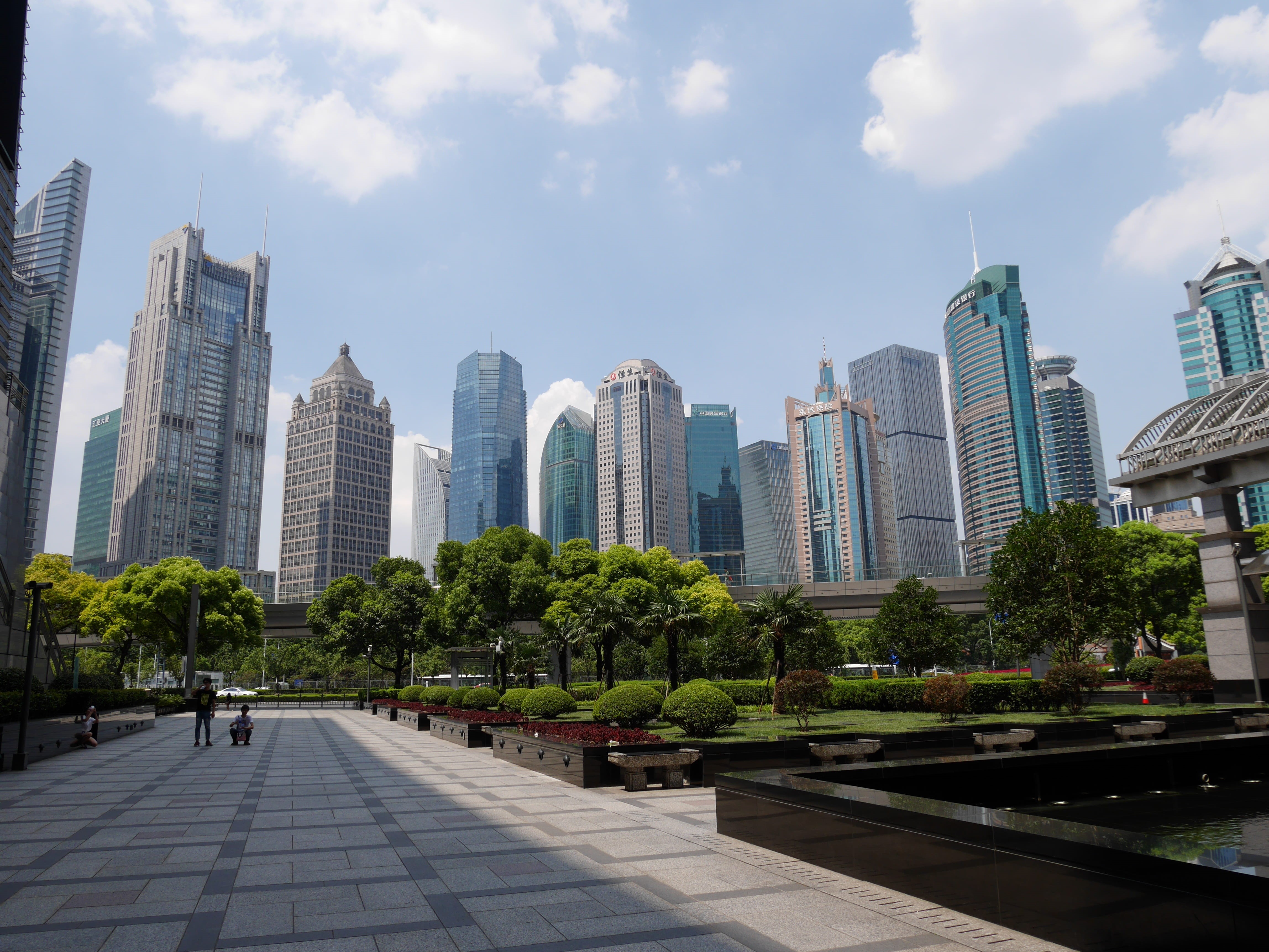 architecture, business, Skyscraper, shanghai, big city, cityscape, buildings, urban Skyline, Tower, china, street, 4K, no people, bund, built Structure, HD Wallpaper