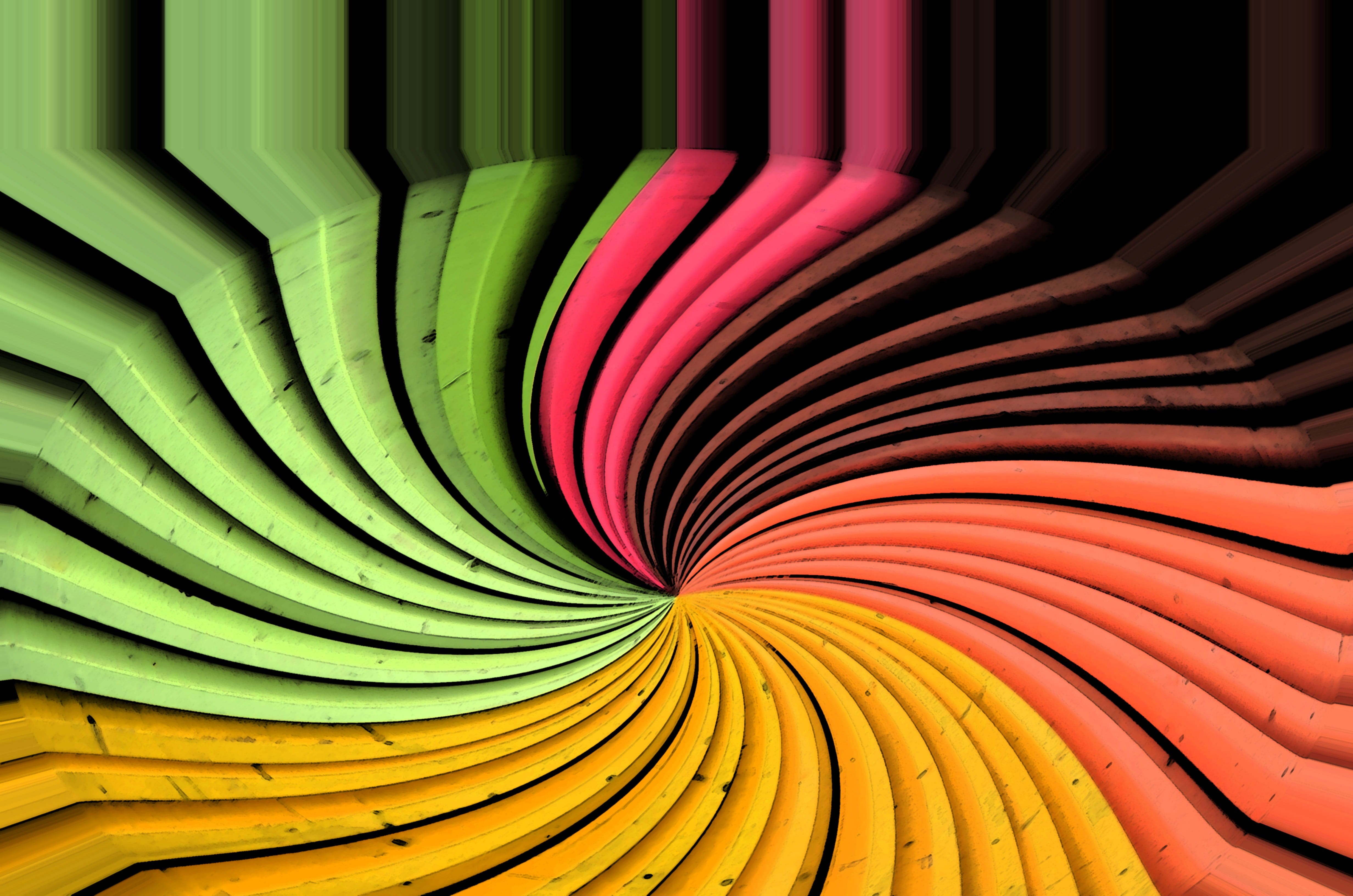 green color, multi colored, geometry, colorful, orange, side by side, green, still life, indoors, variation, red, in a row, no people, stack, large group of objects, HD Wallpaper