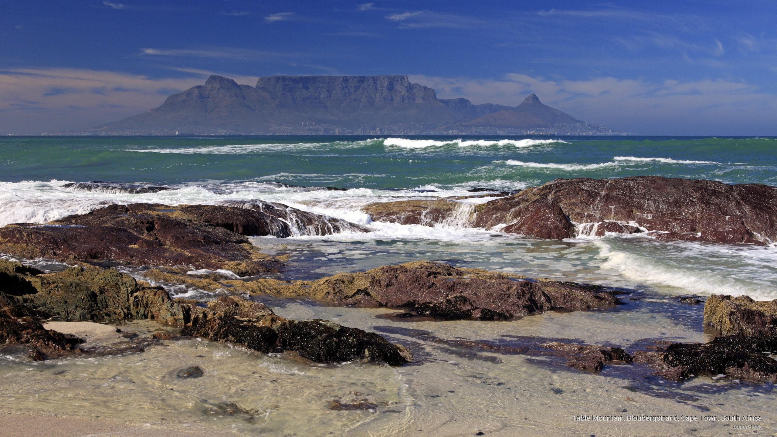town, bloubergstrand, Africa, table, mountain, 2K, south, cape, HD Wallpaper