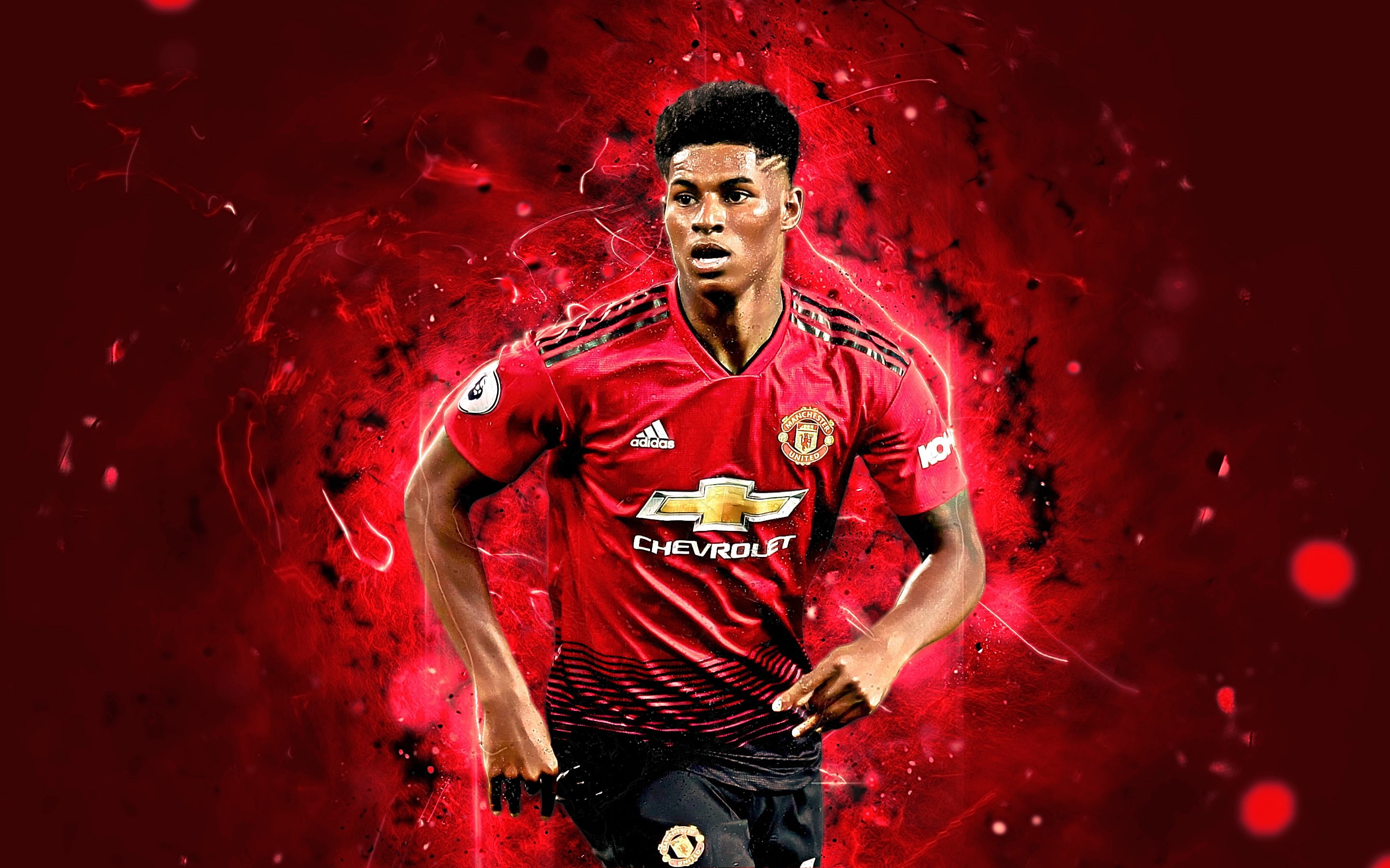 2K, Marcus Rashford, Soccer, Manchester United F.C., HD Wallpaper