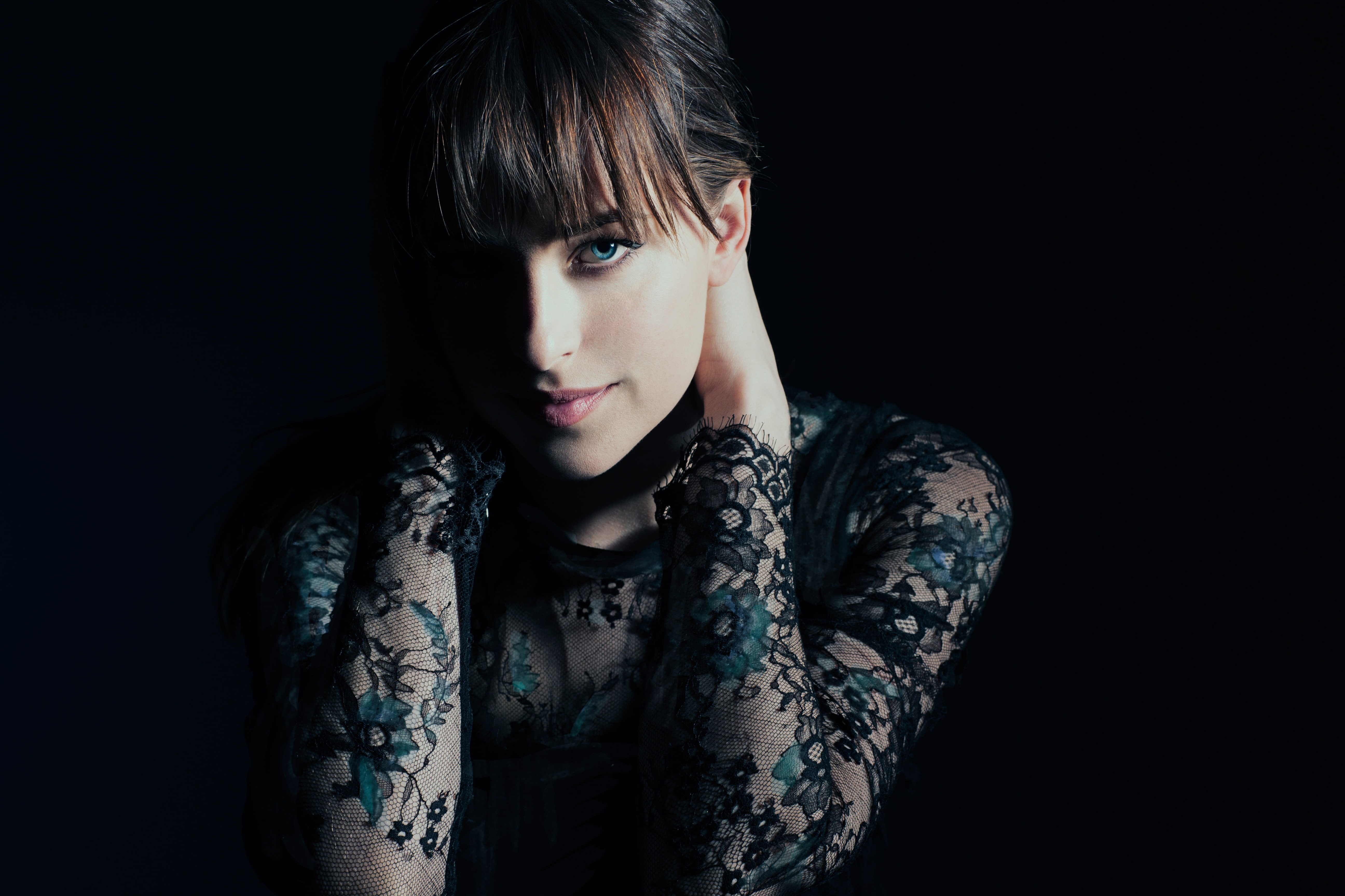 women, Dakota Johnson, actress, 5K, HD Wallpaper
