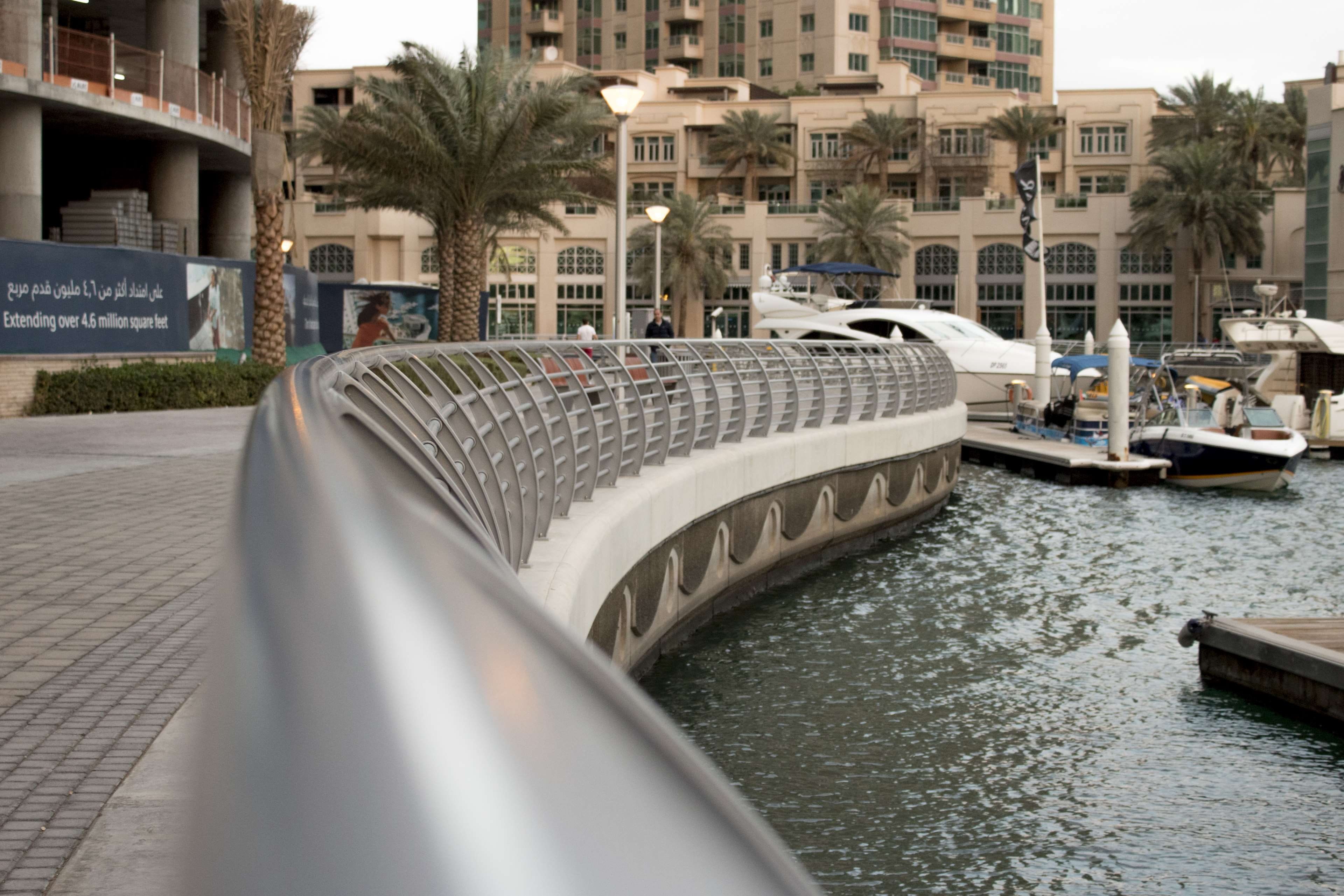 river, luxury, waterfront, tree, bridge, city, no people, dubai, nature, mode of transportation, 4K, built structure, day, connection, plant, building exterior, HD Wallpaper