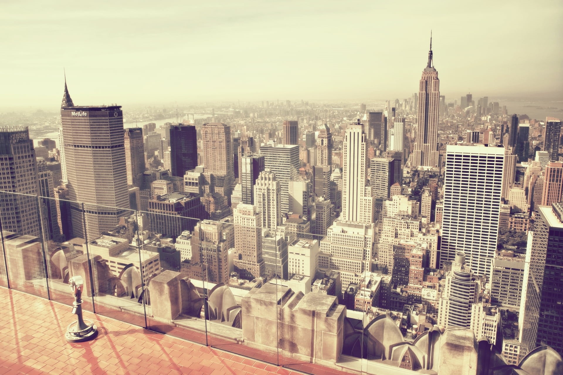 panoramic, day, architecture, house, office building exterior, midtown Manhattan, travel Locations, no People, empire State Building, travel Destinations, HD Wallpaper