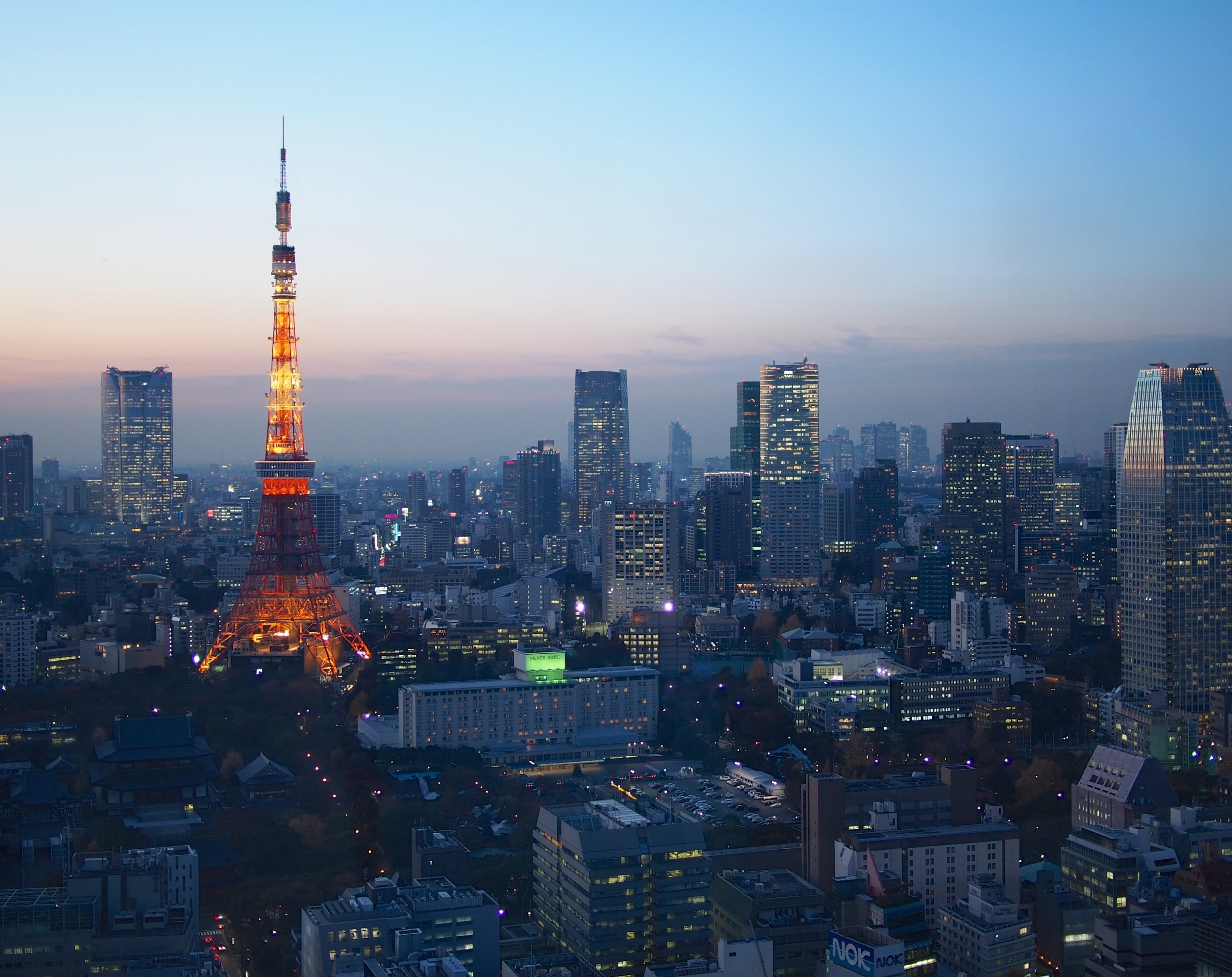 tall - high, shibadaimon2chome, travel destinations, Architecture, urban skyline, sky, modern, buildings, office building exterior, Tokio, building exterior, HD Wallpaper