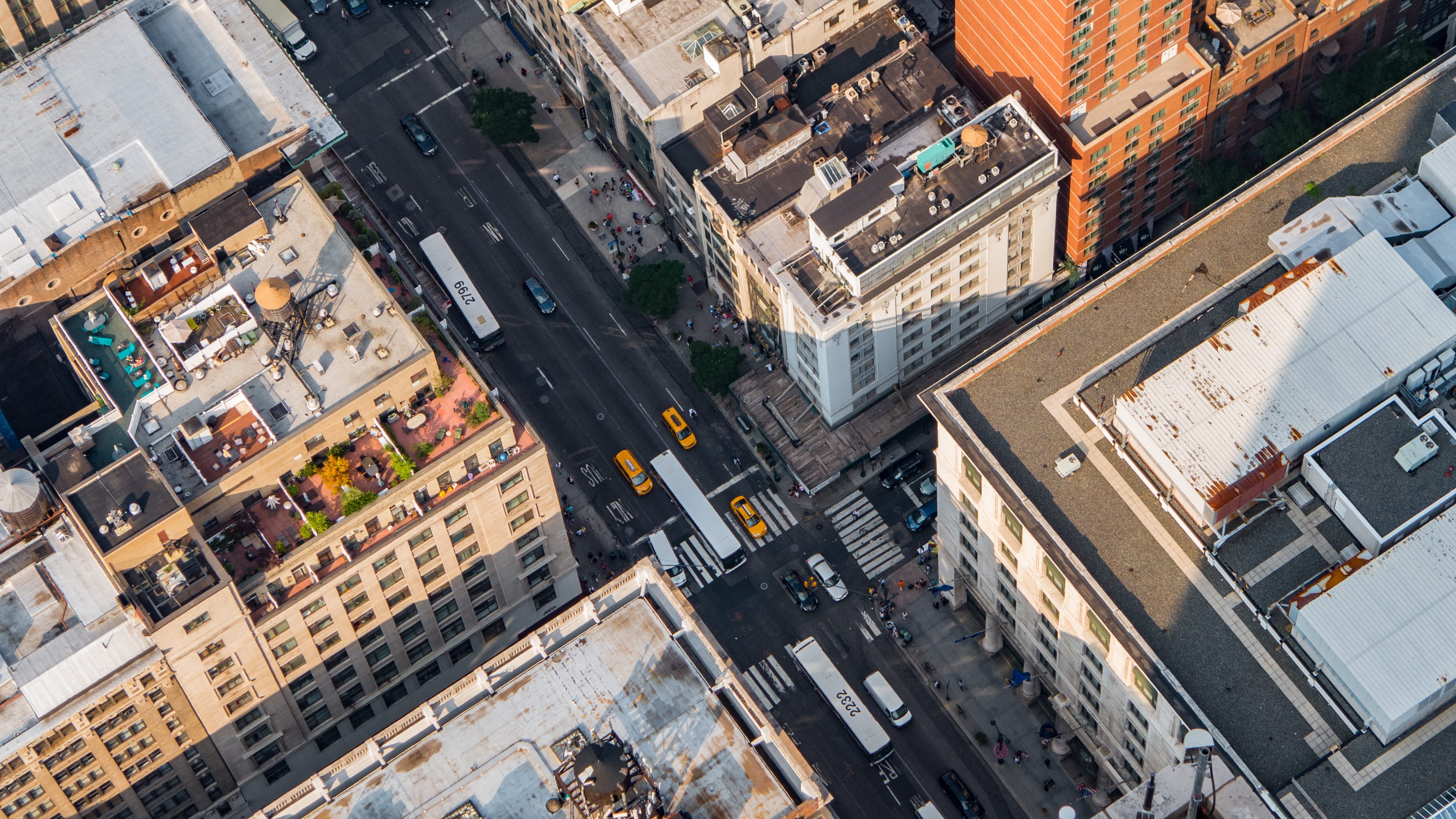 esb, residential district, modern, appartment, house, high angle view, motor vehicle, aerial view, photography, sunset, building exterior, traffic, mode of transportation, HD Wallpaper