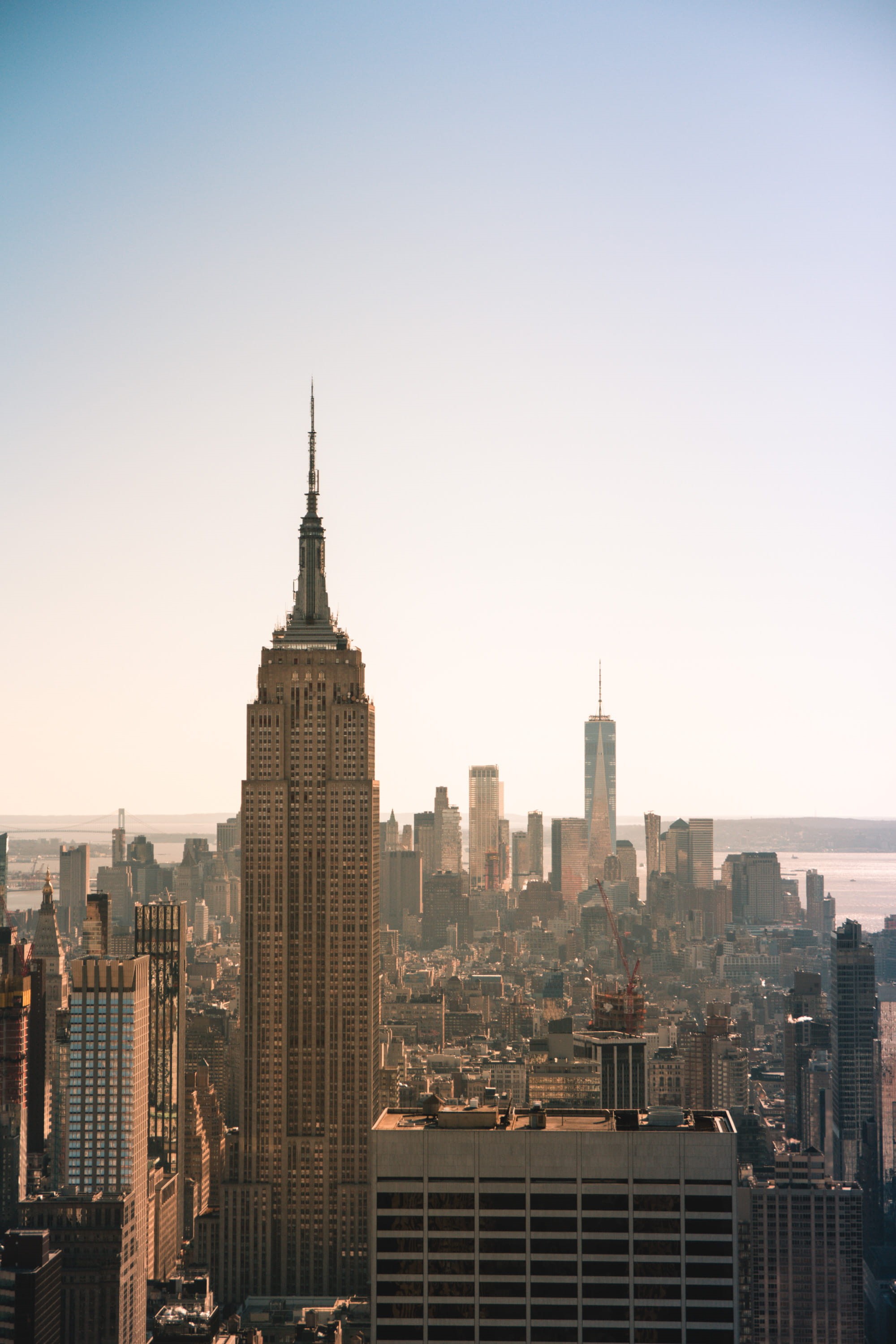 nature, skyscraper, outdoors, buildings, apartment building, building, high rise, steeple, office building, architecture, city, new york city, metropolis, Phone HD Wallpaper