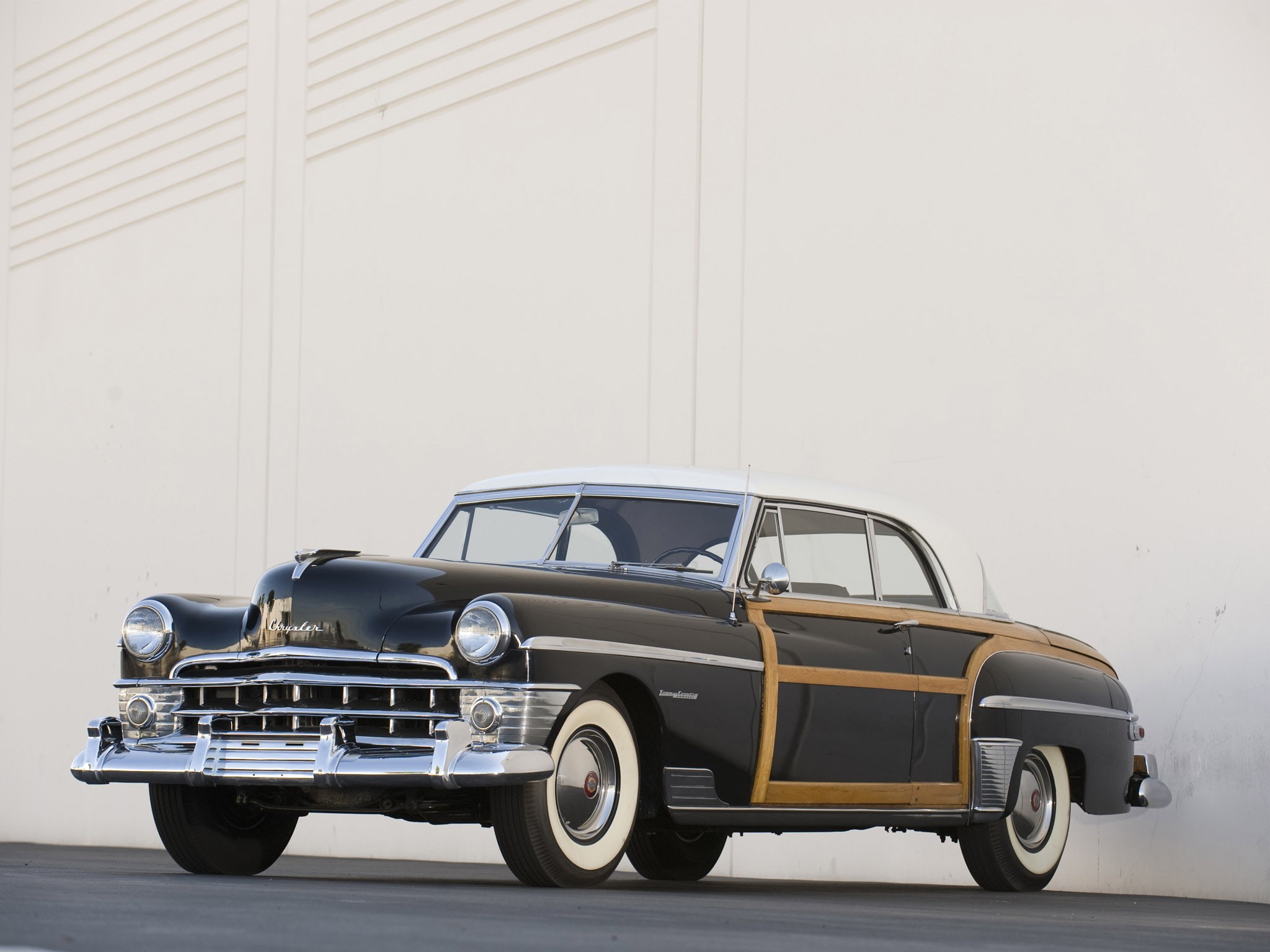 newport, country, chrysler, 1950, 1080P, coupe, town, retro, HD Wallpaper