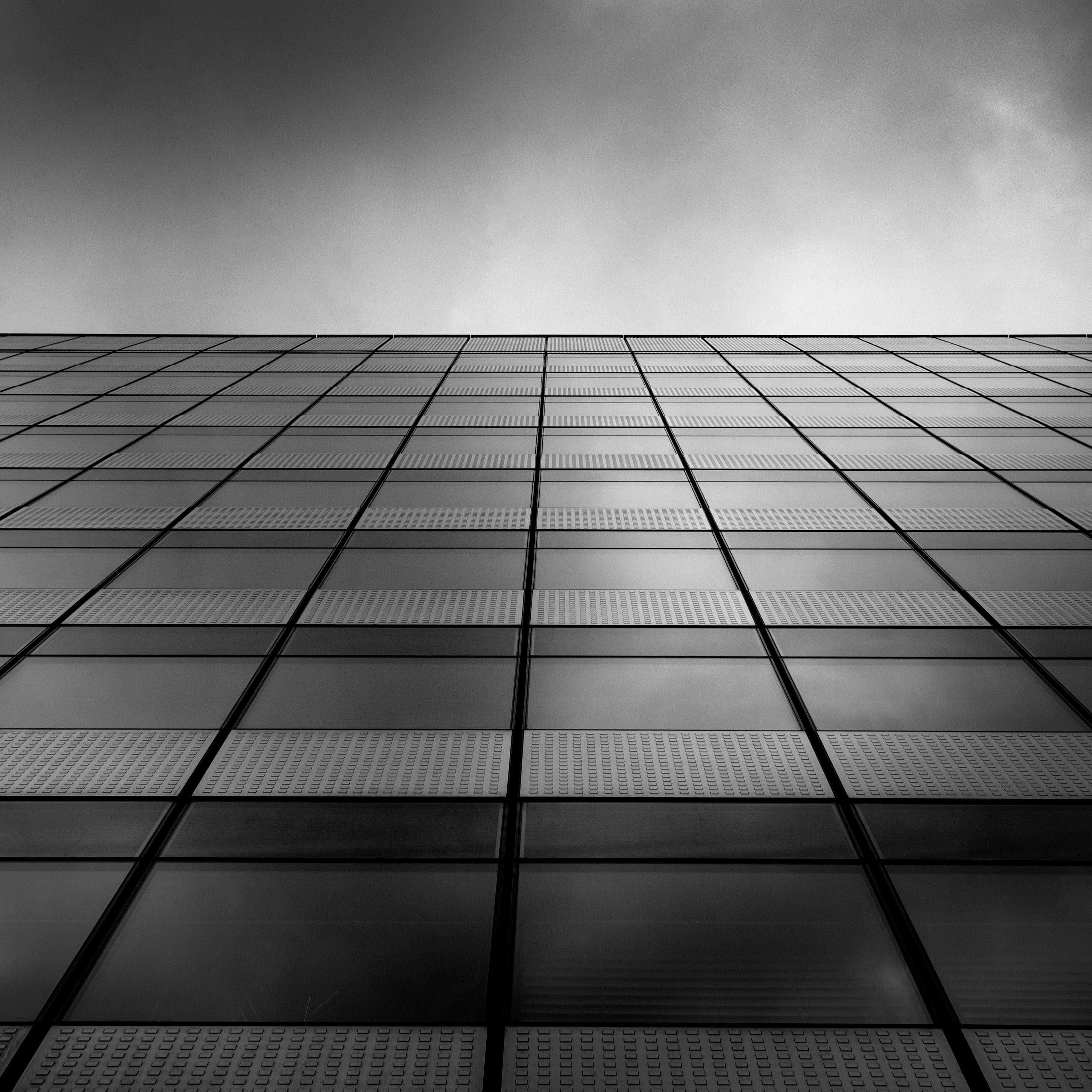 canon, geometric, perspective, urbain, angle, glass, building exterior, line, geometrie, photography, pattern, no people, minimal, nandb, glass - material, Phone HD Wallpaper
