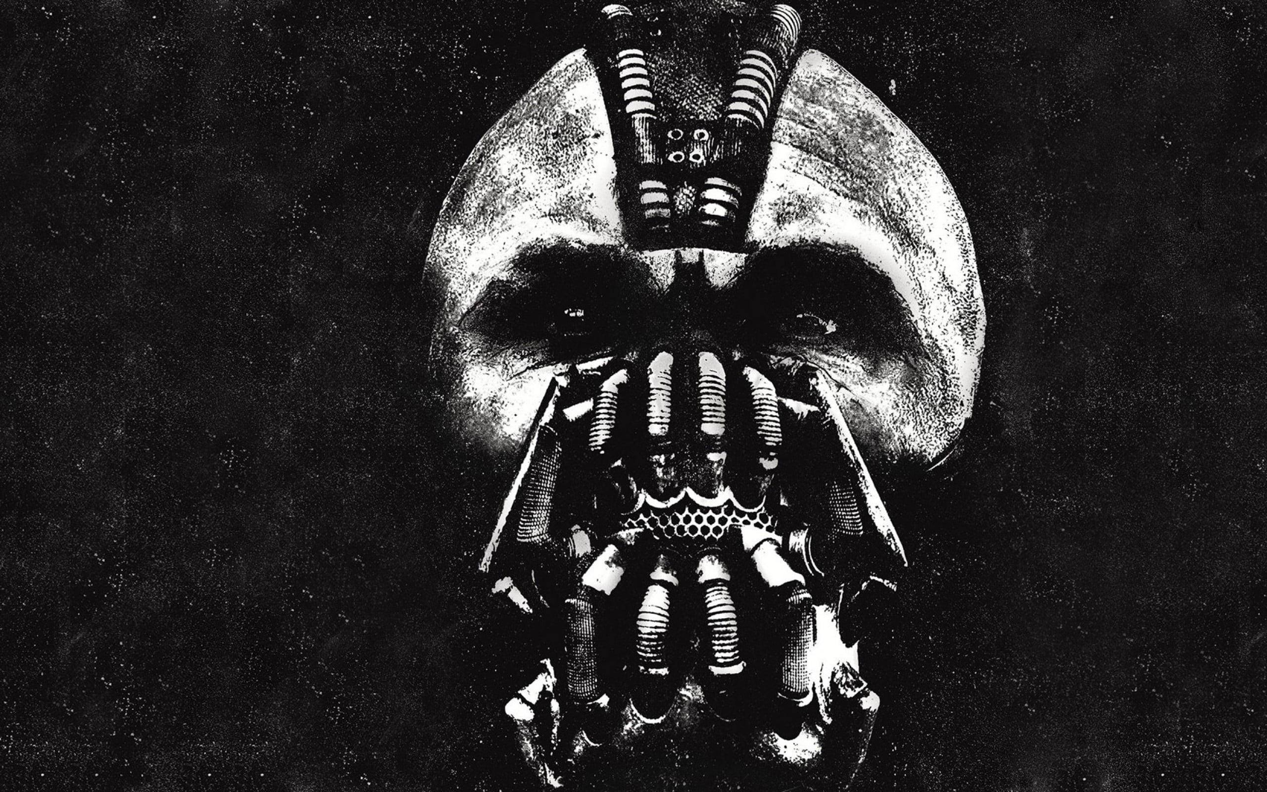 Batman, skeleton, human skeleton, one animal, artwork, metal, creativity, spooky, indoors, The Dark Knight, no people, human, monochrome, Bane, representation, HD Wallpaper