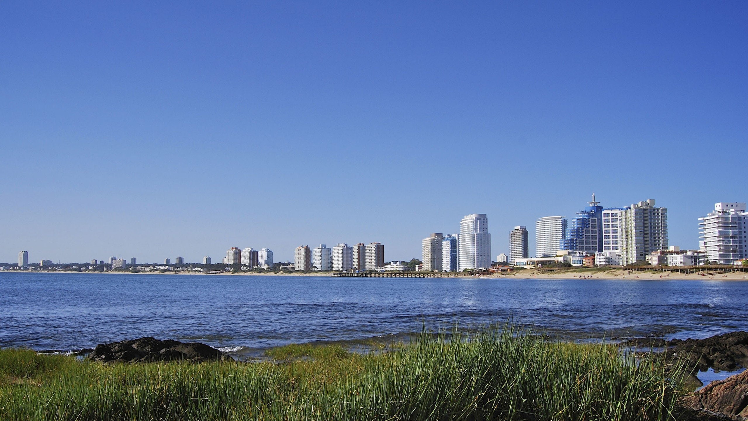 2K, ciudad-montevideo-uruguay-oceano, HD Wallpaper