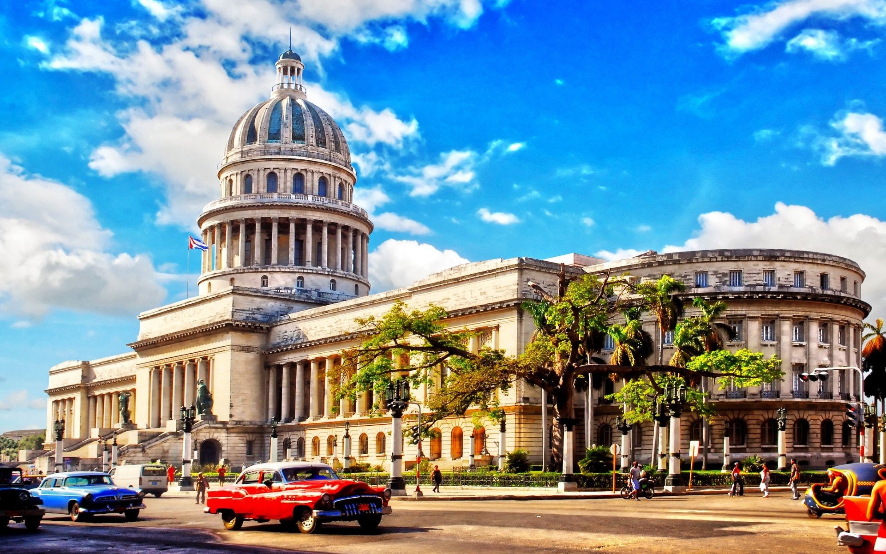 2K, capitolio-la, havana-cuba-ciudad, HD Wallpaper