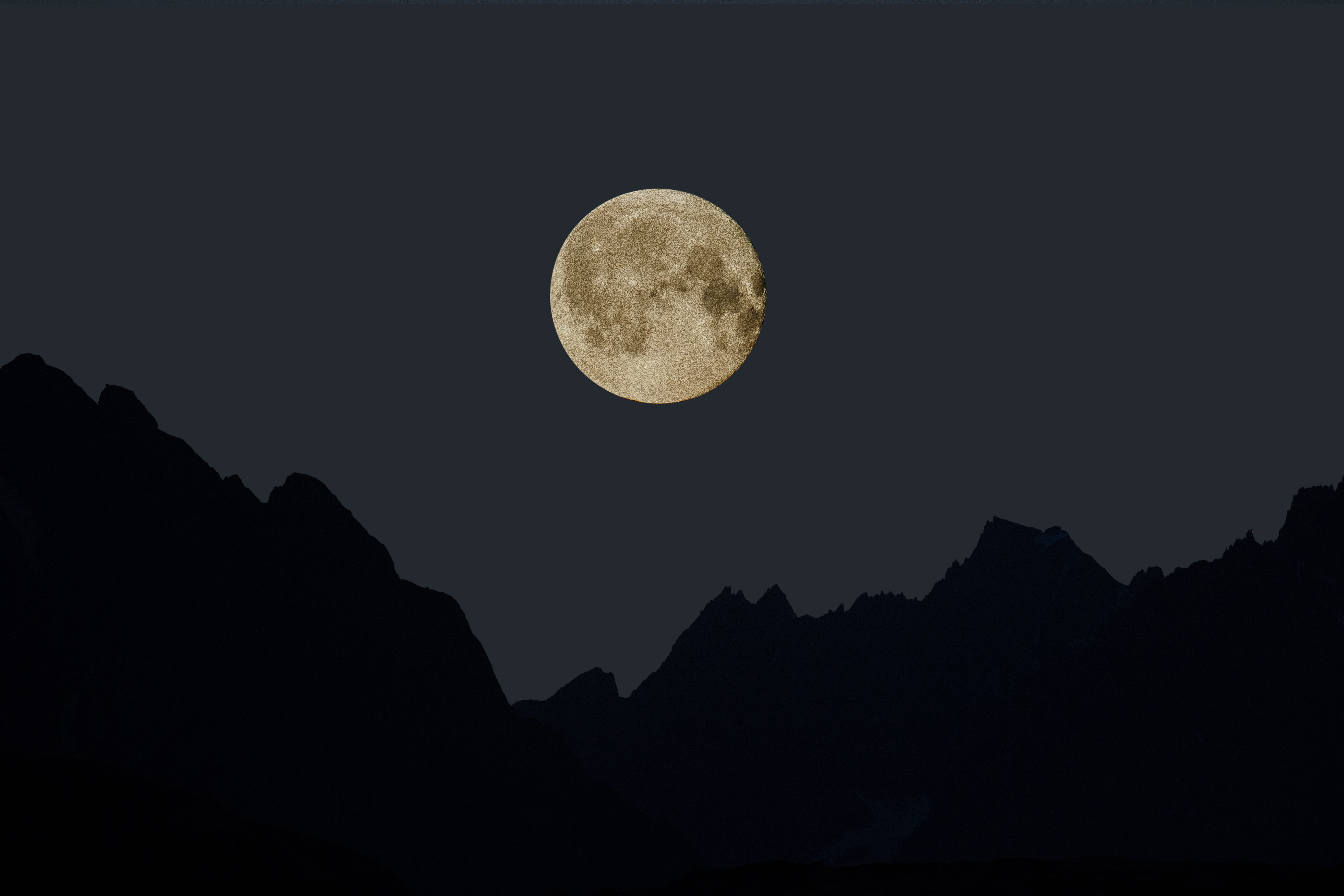 full Moon, asia, illustration, outdoors, astronomy Telescope, moon, astronomy, night, hill, ridgeline, ridge, science, mountain range, landscape, moon Surface, HD Wallpaper