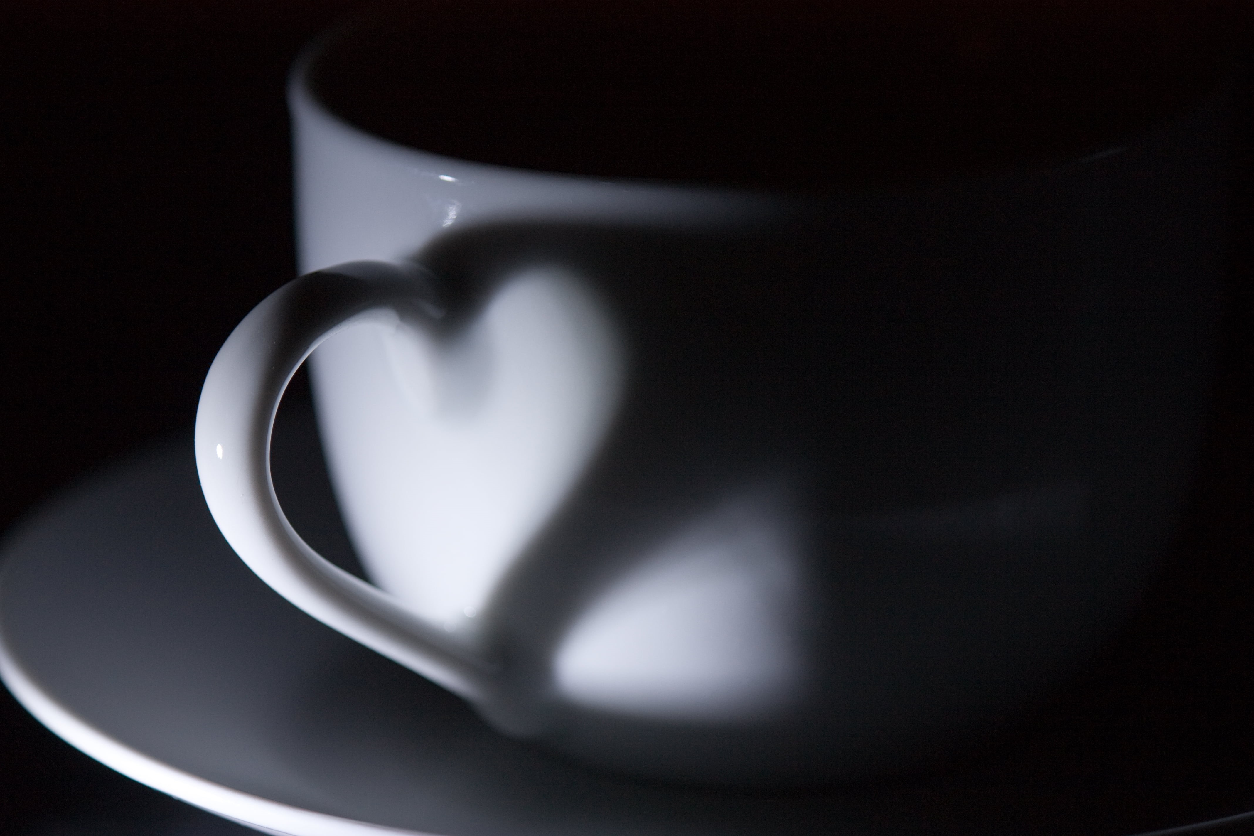 silver, coffee mug, premium, Dennis, Foto, ceramic, me  my, Creative  Commons, Dark, Dunkel, Creative Commons, gear, platinum, Saucer, black Color, Herz, HD Wallpaper