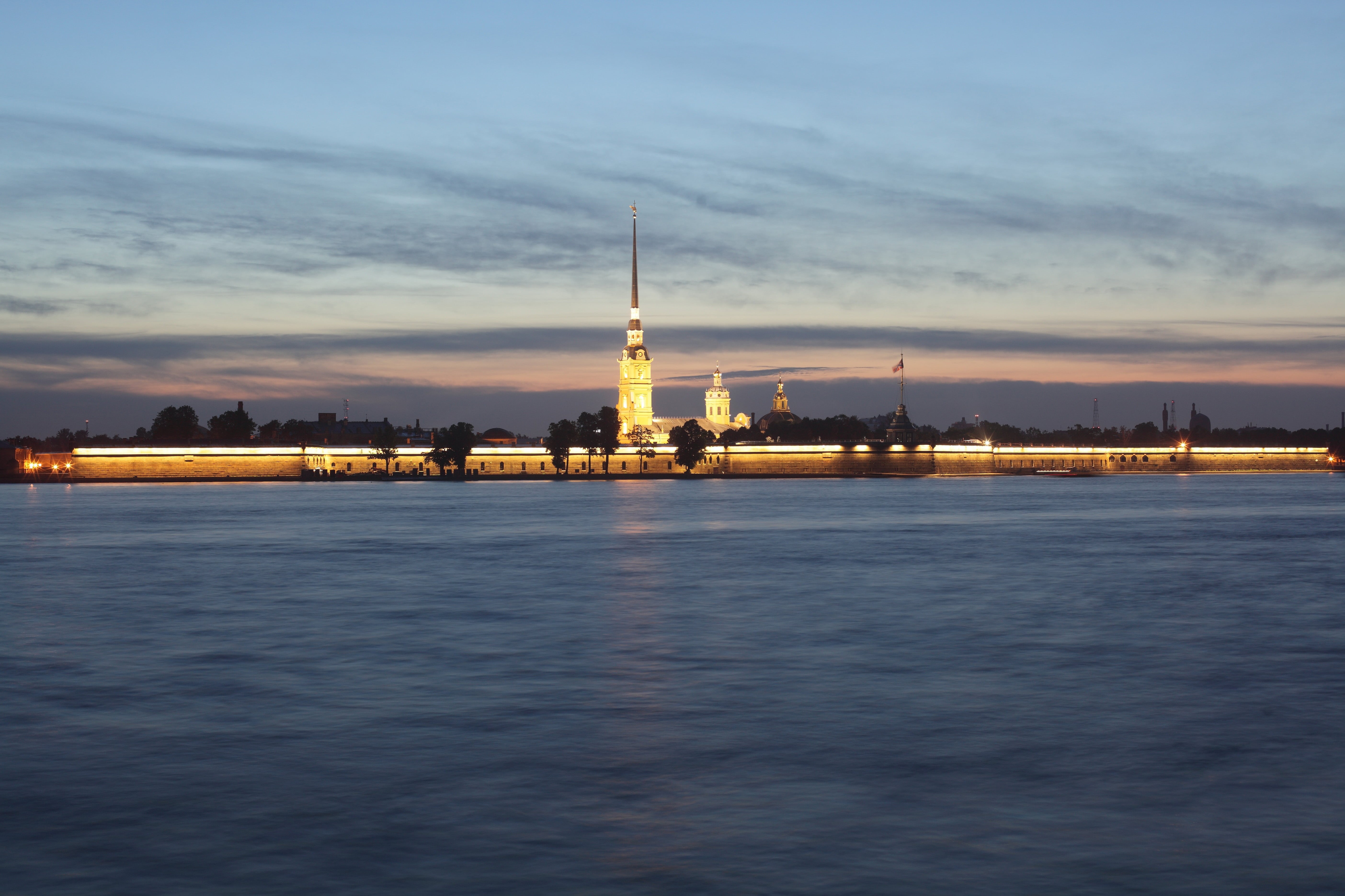 building Exterior, architecture, china - East Asia, industry, city, islam, northern, city Life, peter and paul fortress, illuminated, mosque, st petersburg, HD Wallpaper