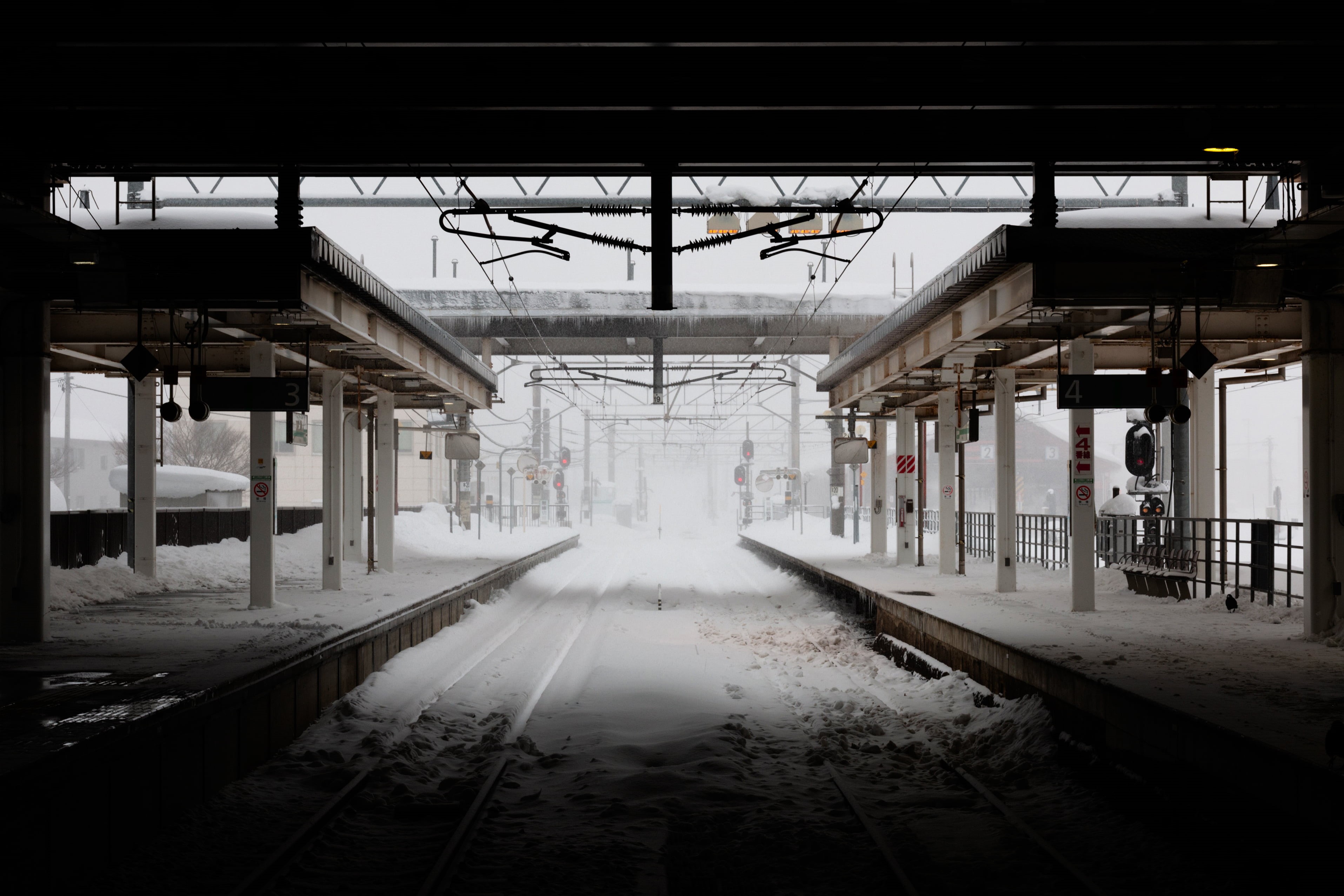 2K, train station, railway, Shinkansen, S.T.A.L.K.E.R., HD Wallpaper