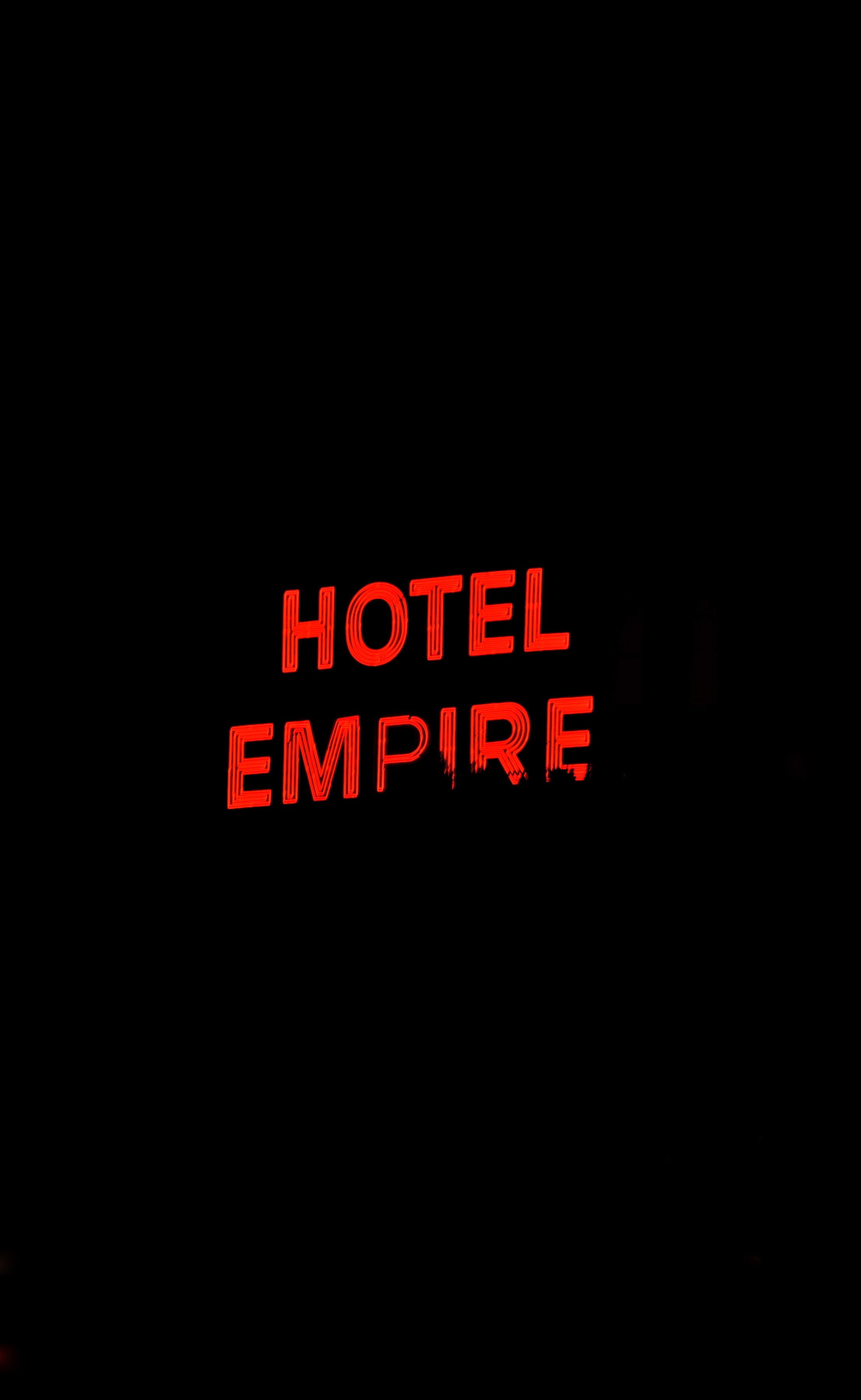 communication, hotel, indoors, illuminated, western script, message, capital letter, copy space, black background, no people, darkroom, inscription, radio station, Phone HD Wallpaper